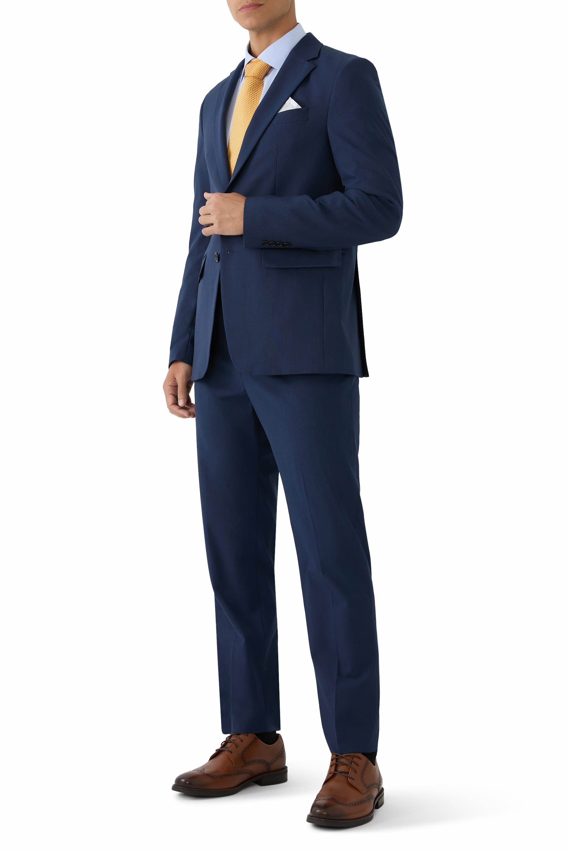 قميص بنقشة زهور تويل مميز للماركة