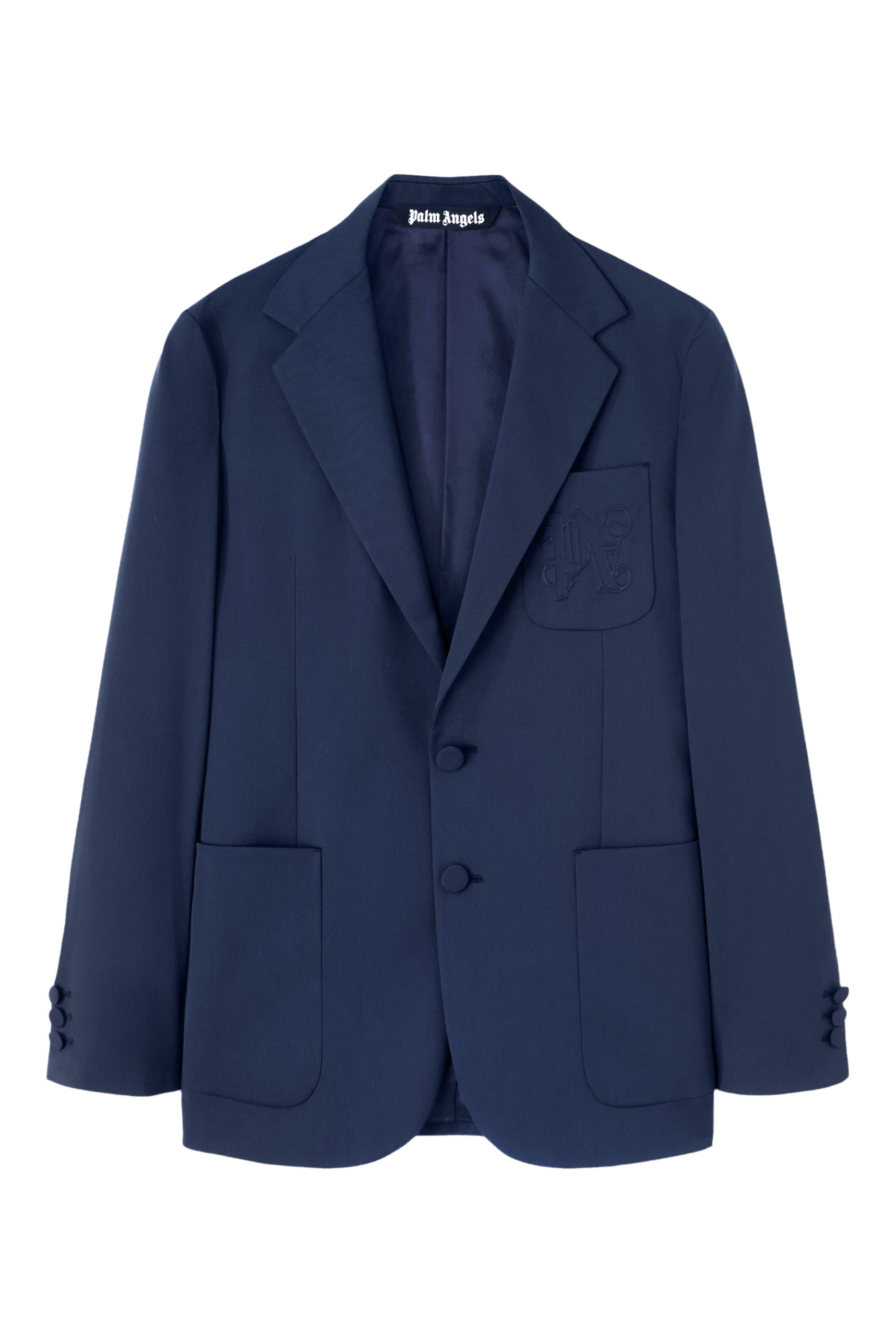 بليزر بجيوب وشعار الماركة