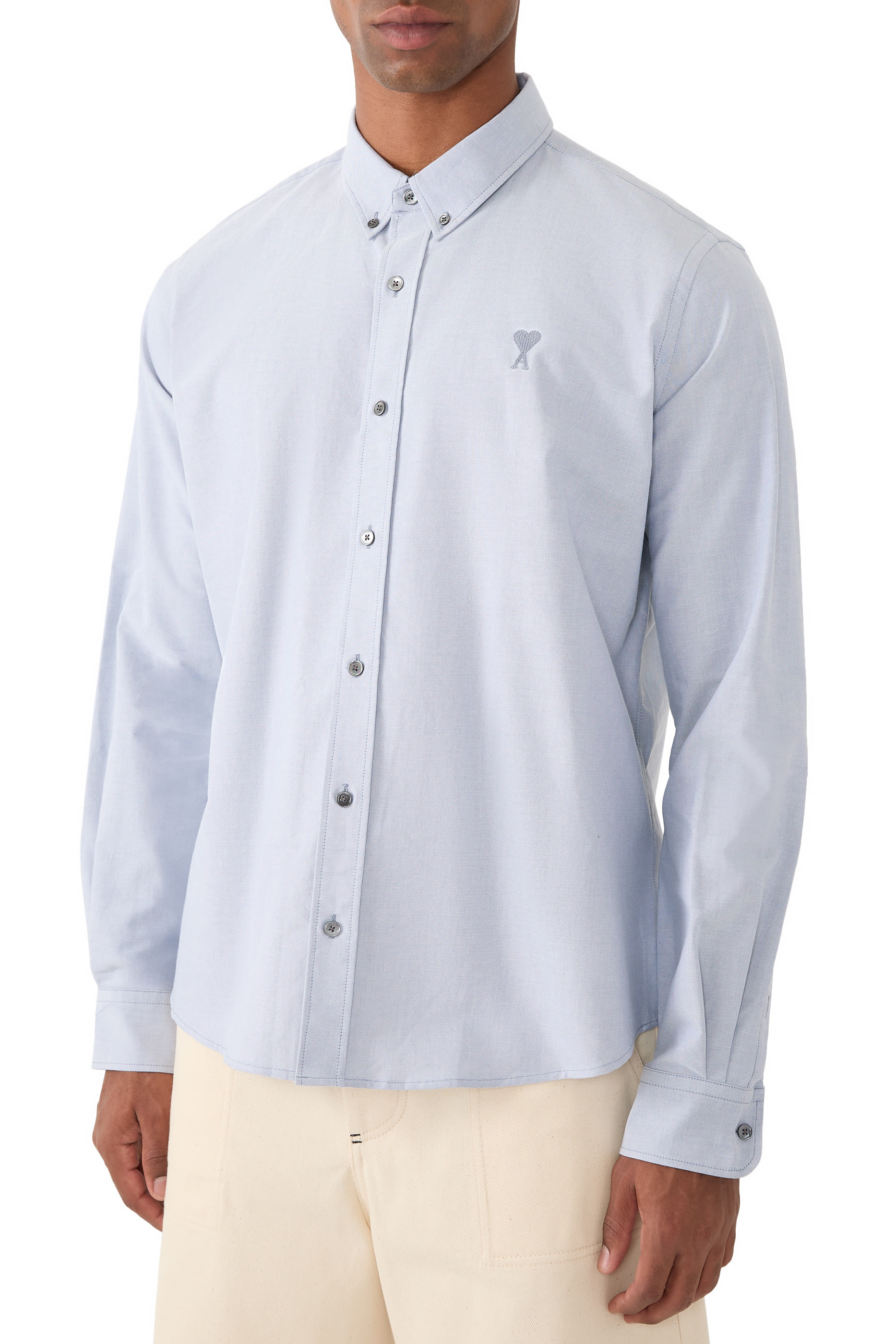 قميص قصير بقصة فضفاضة قطن