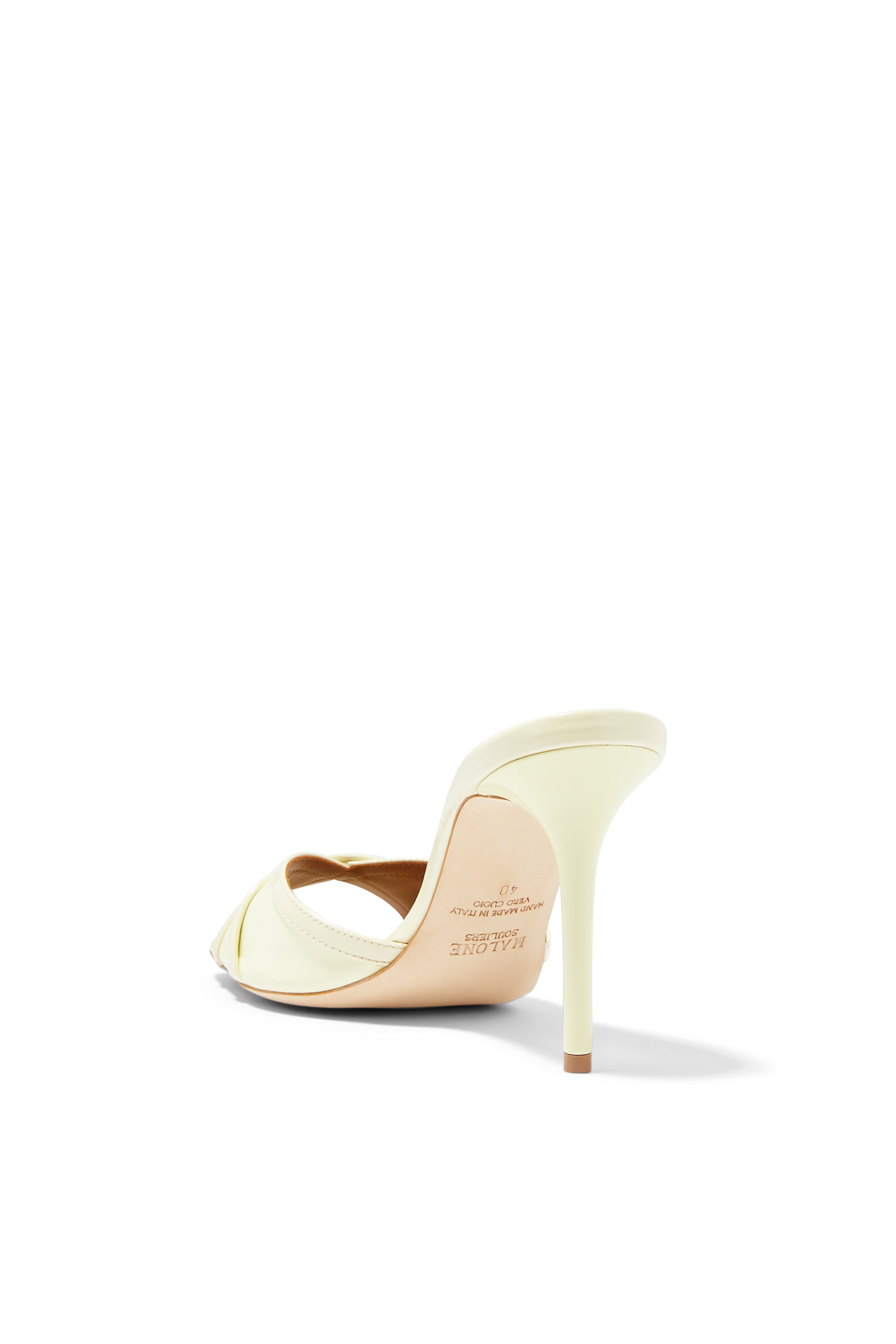 حذاء بيرلا 85 مفتوح من الخلف جلد