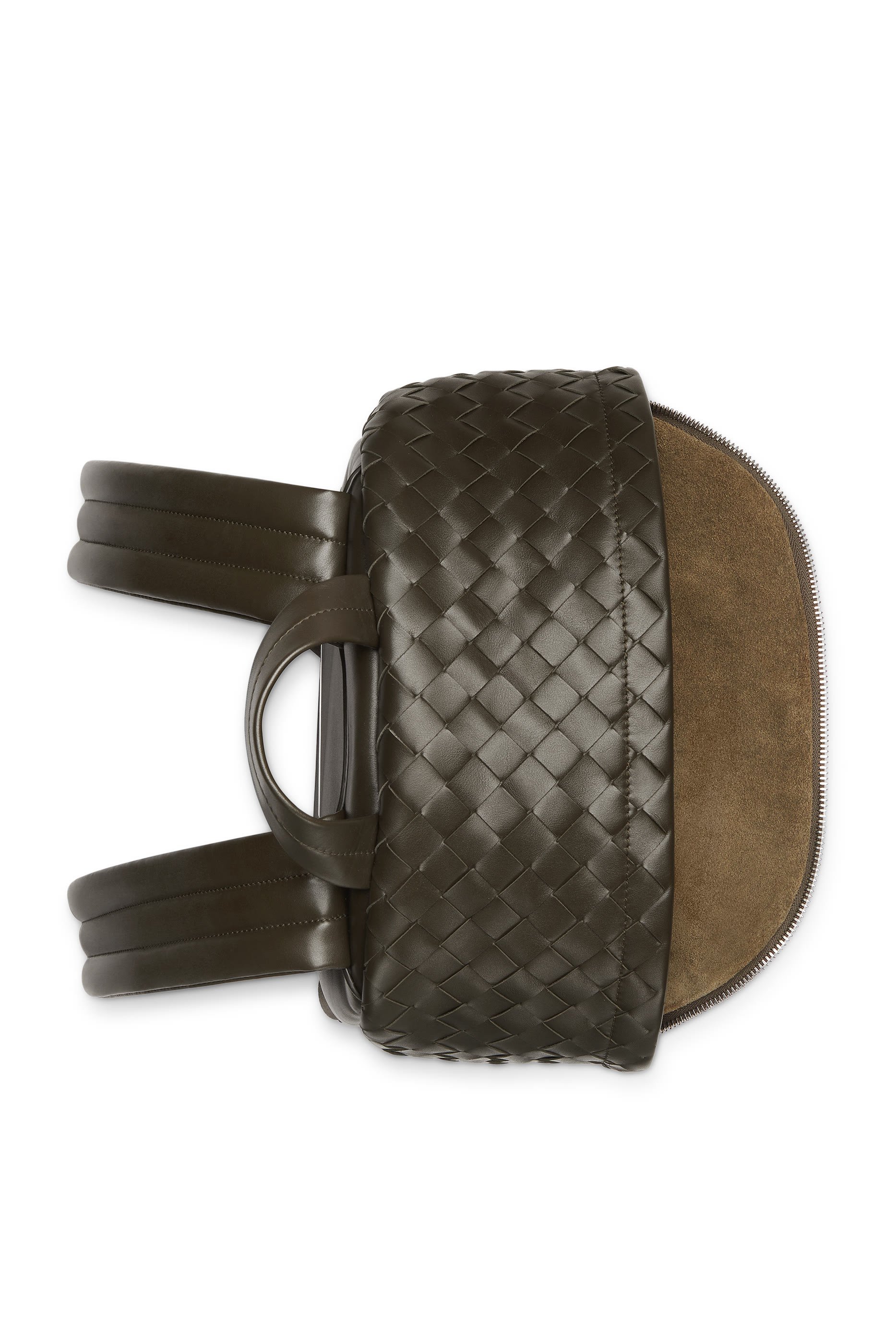 حقيبة ظهر متوسطة بتصميم مجدول