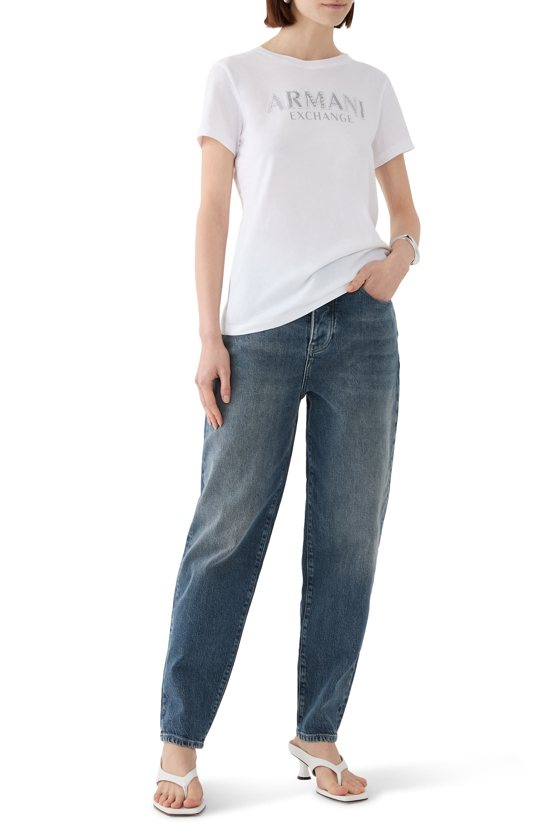 تيشيرت غريد بشعار الماركة جيرسيه