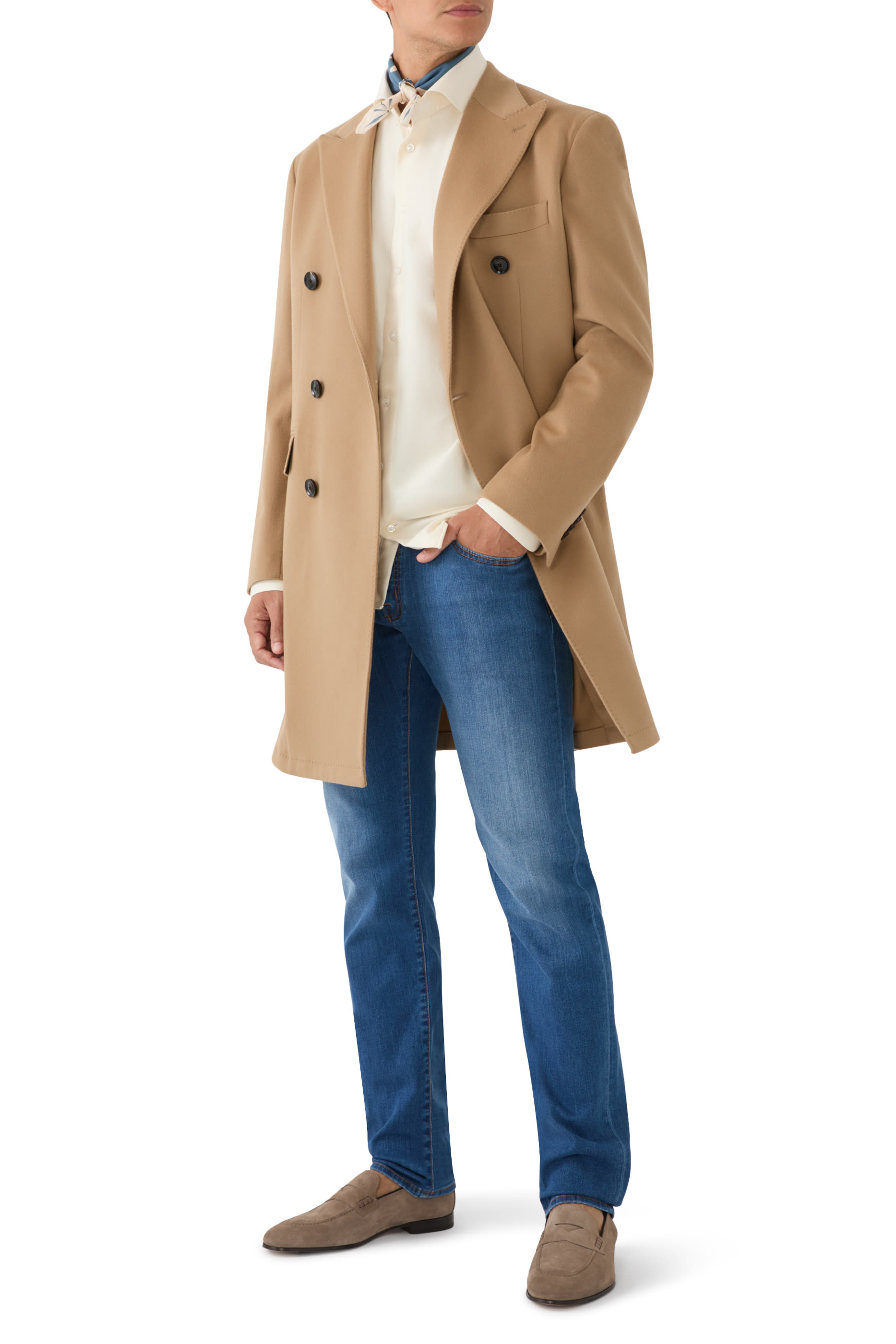 بنطال جينز بارد بخمس جيوب