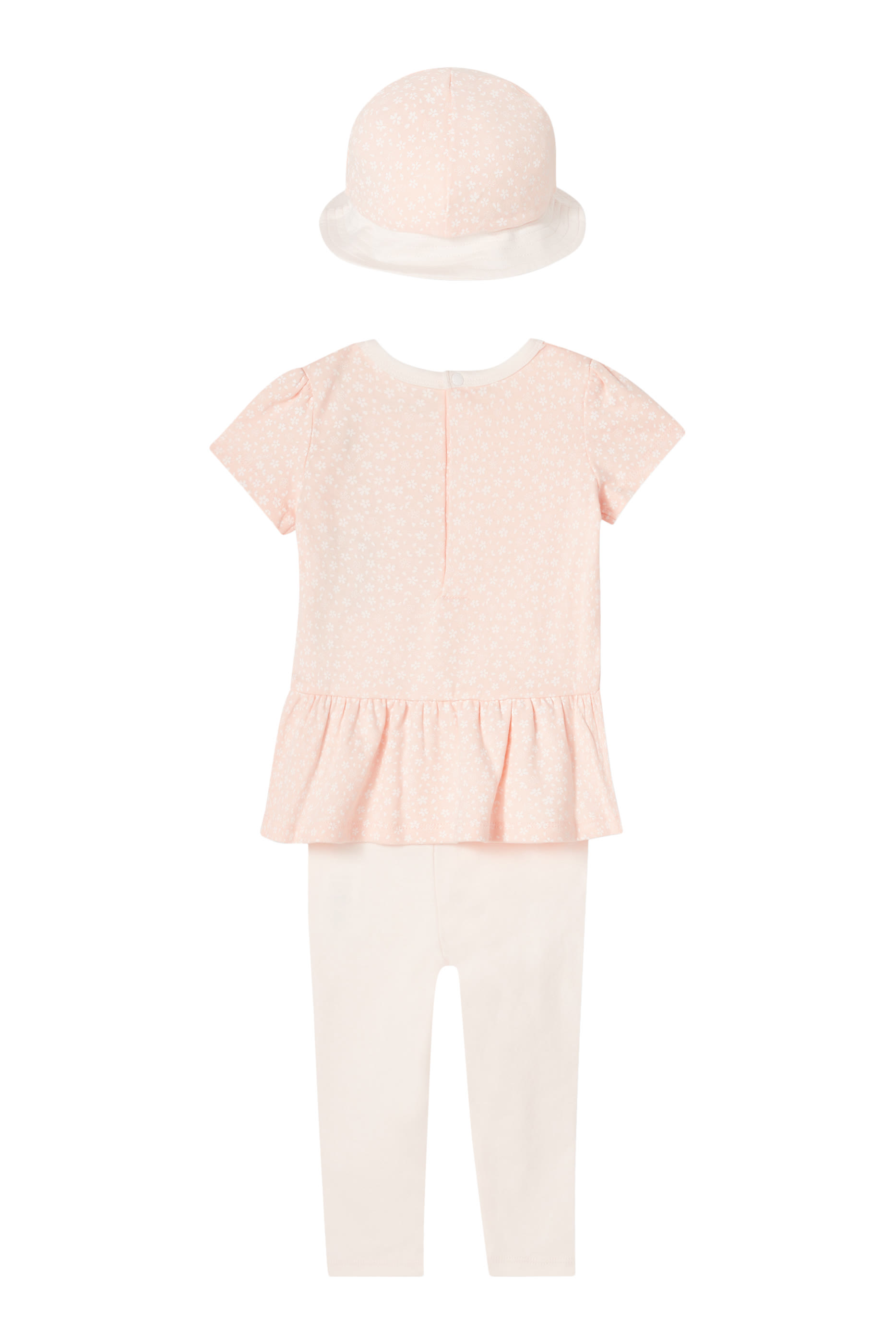 طقم فستان بشعار الماركة للأطفال