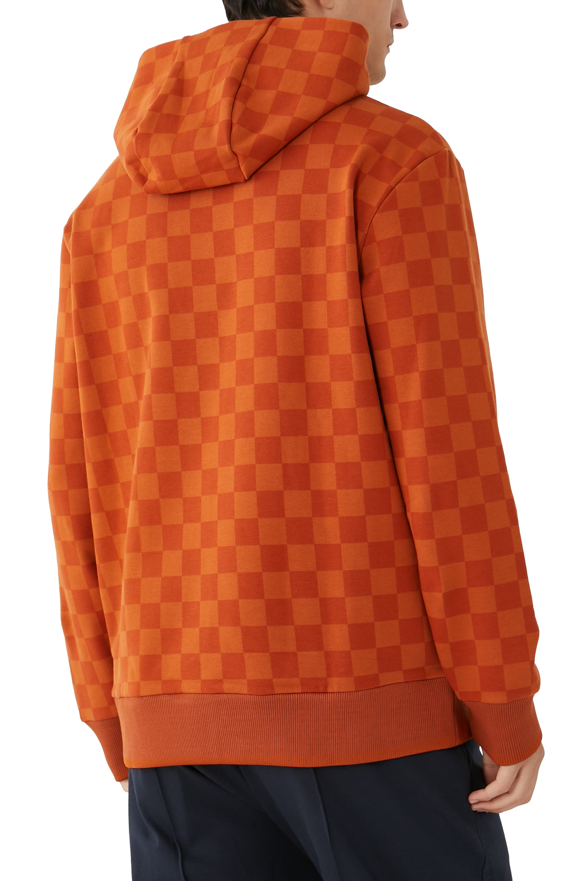 هودي بورش بنقشة مربعات