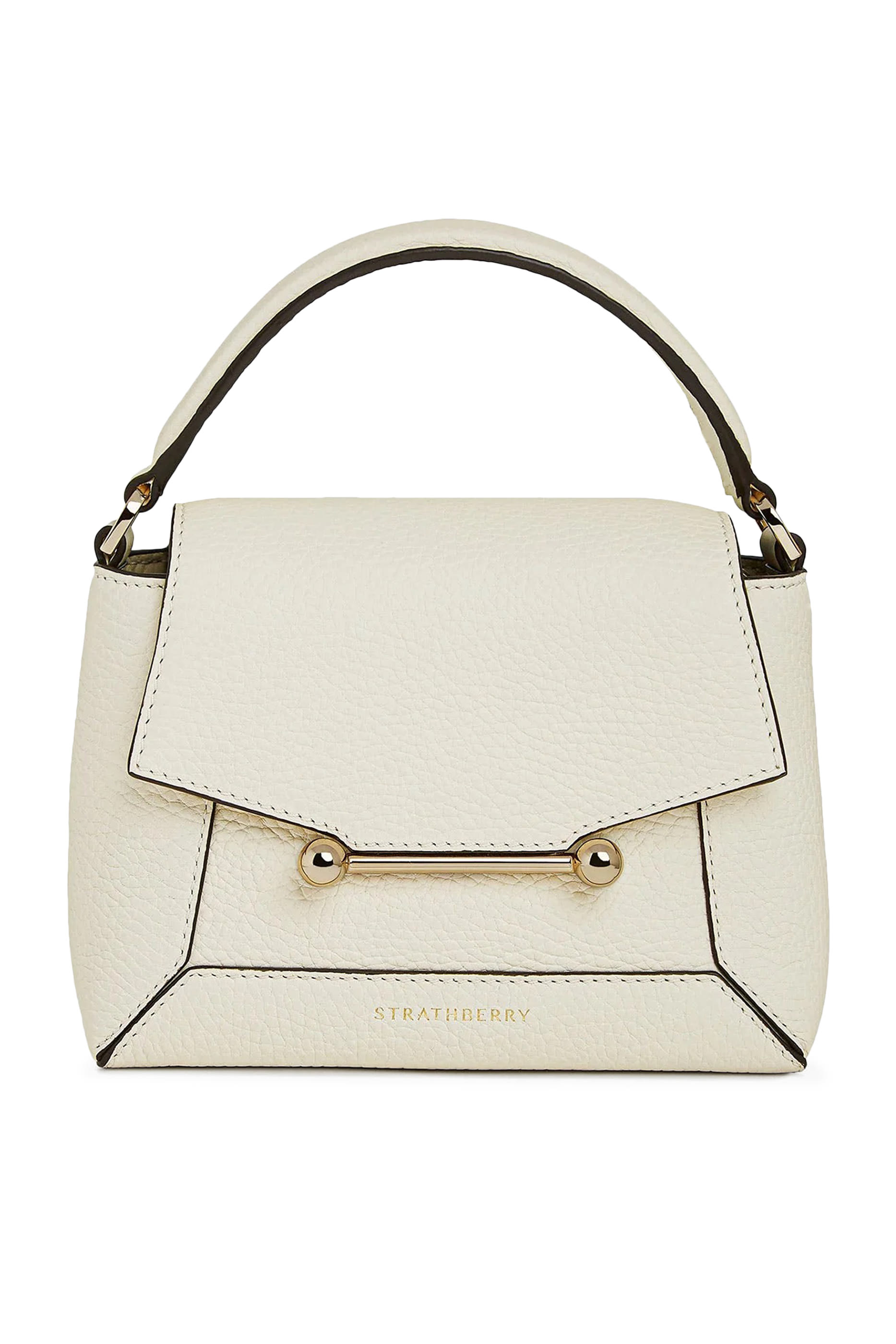 حقيبة موزاييك نانو بيد علوية جلد عجل بارز