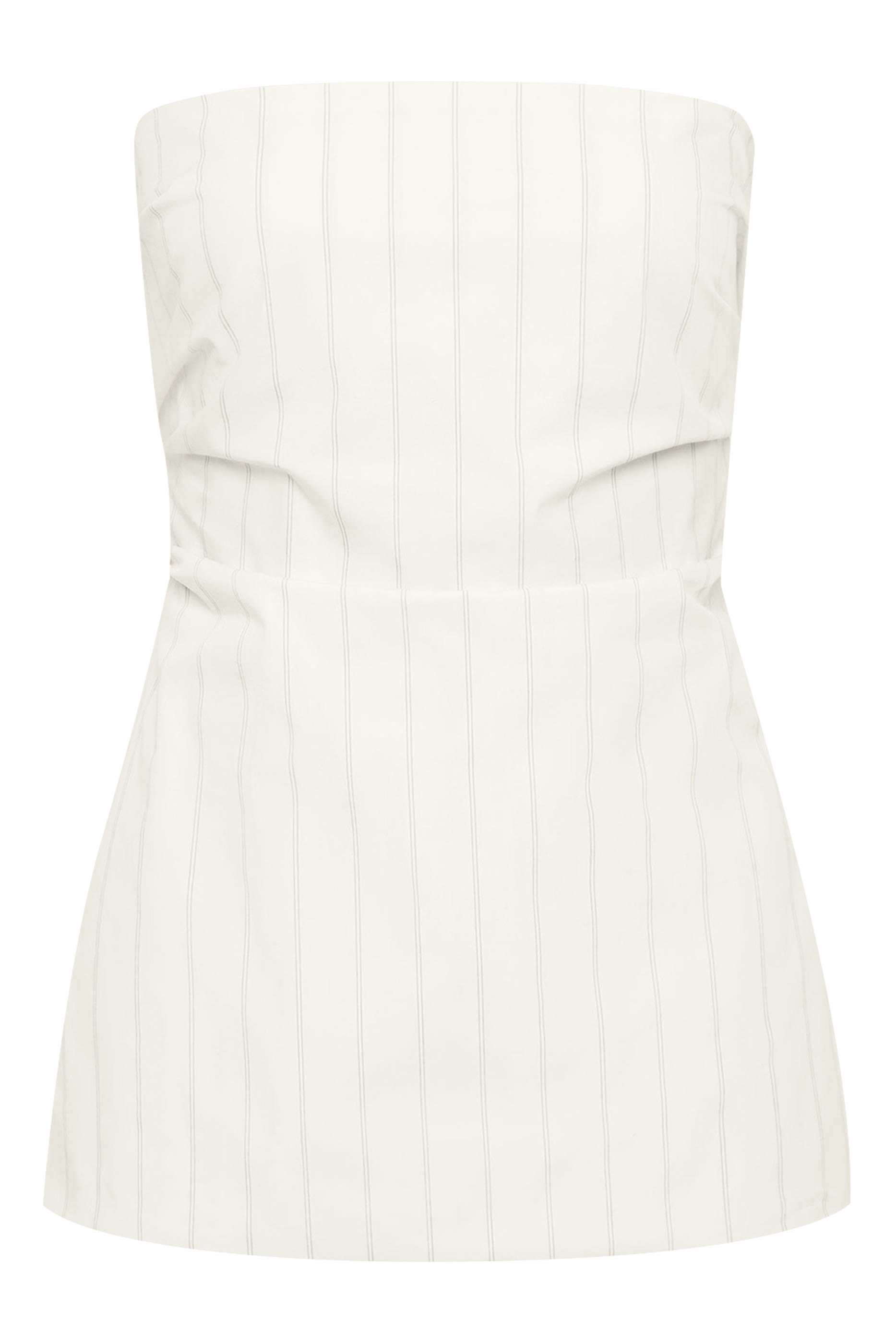 بلوزة بلا حمالات بربط في الخلف