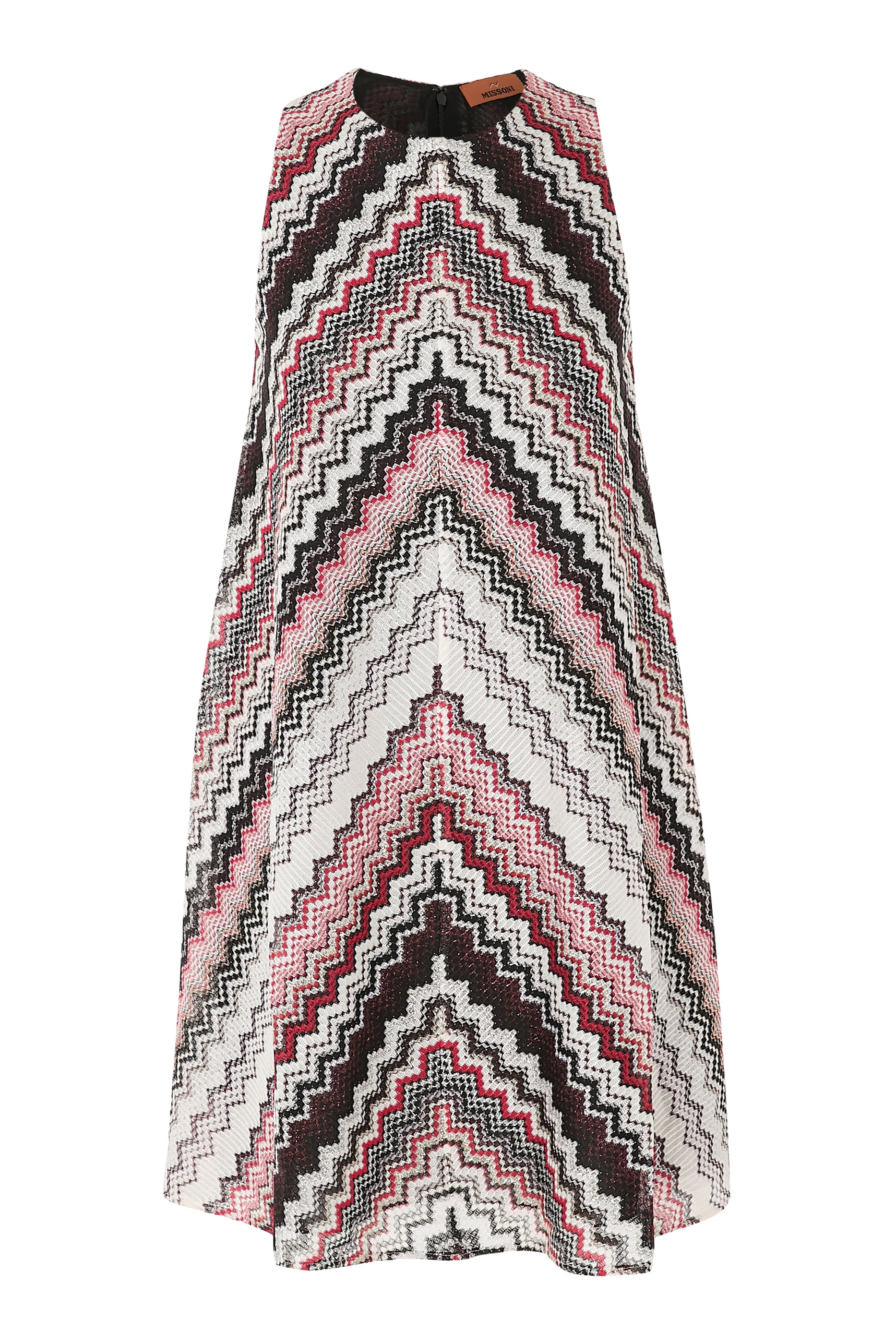 فستان قصير بلا أكمام بخطوط متعرجة راشيل لوريكس