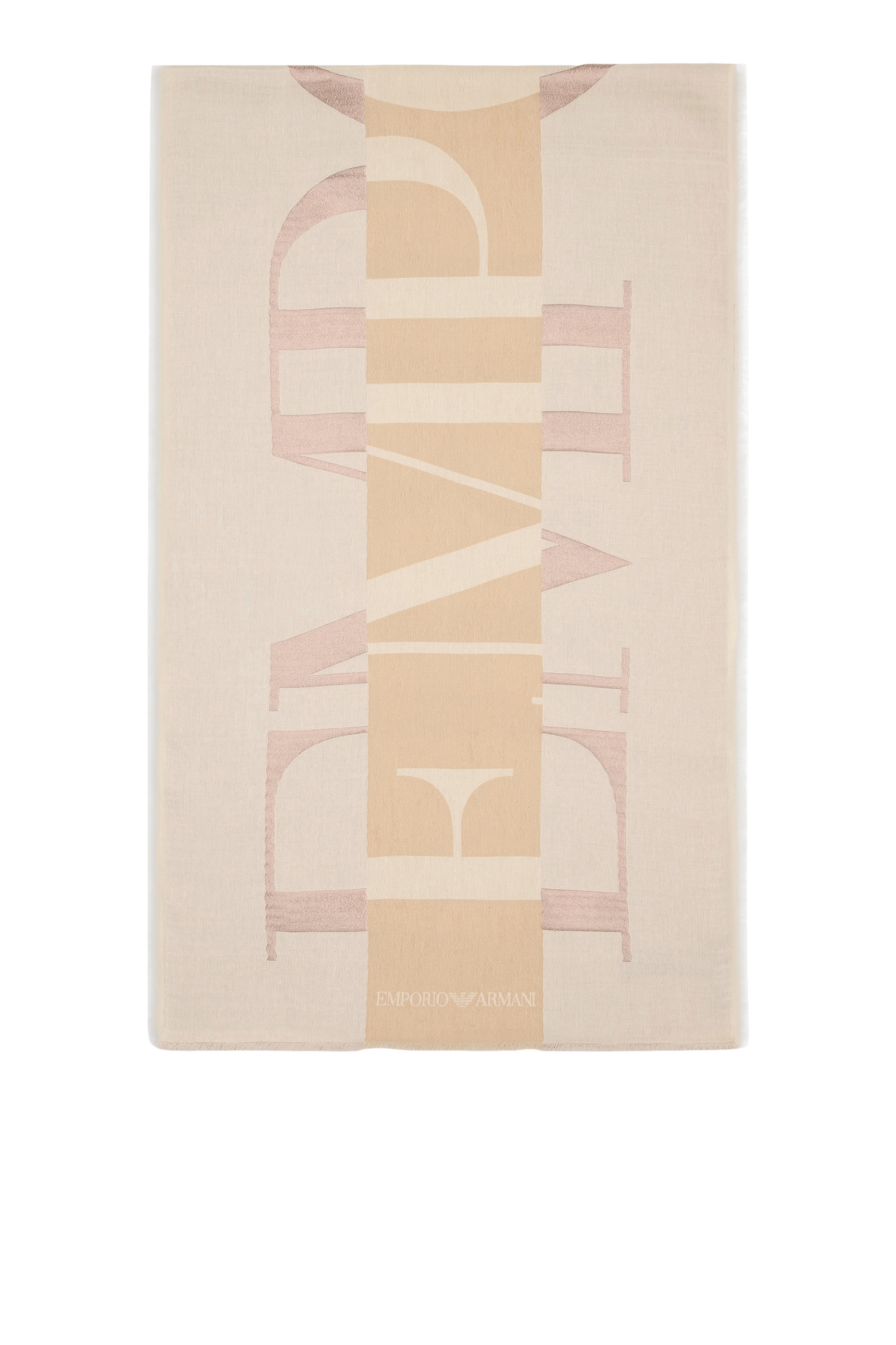 وشاح بقصة فضفاضة وشعار الماركة جاكار