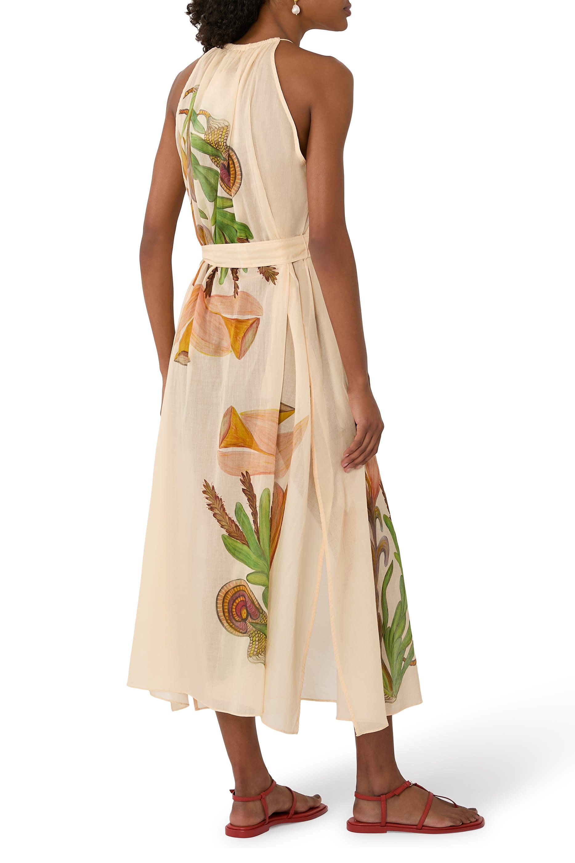 فستان إلارا بلا أكمام للإرتداء فوق ملابس السباحة