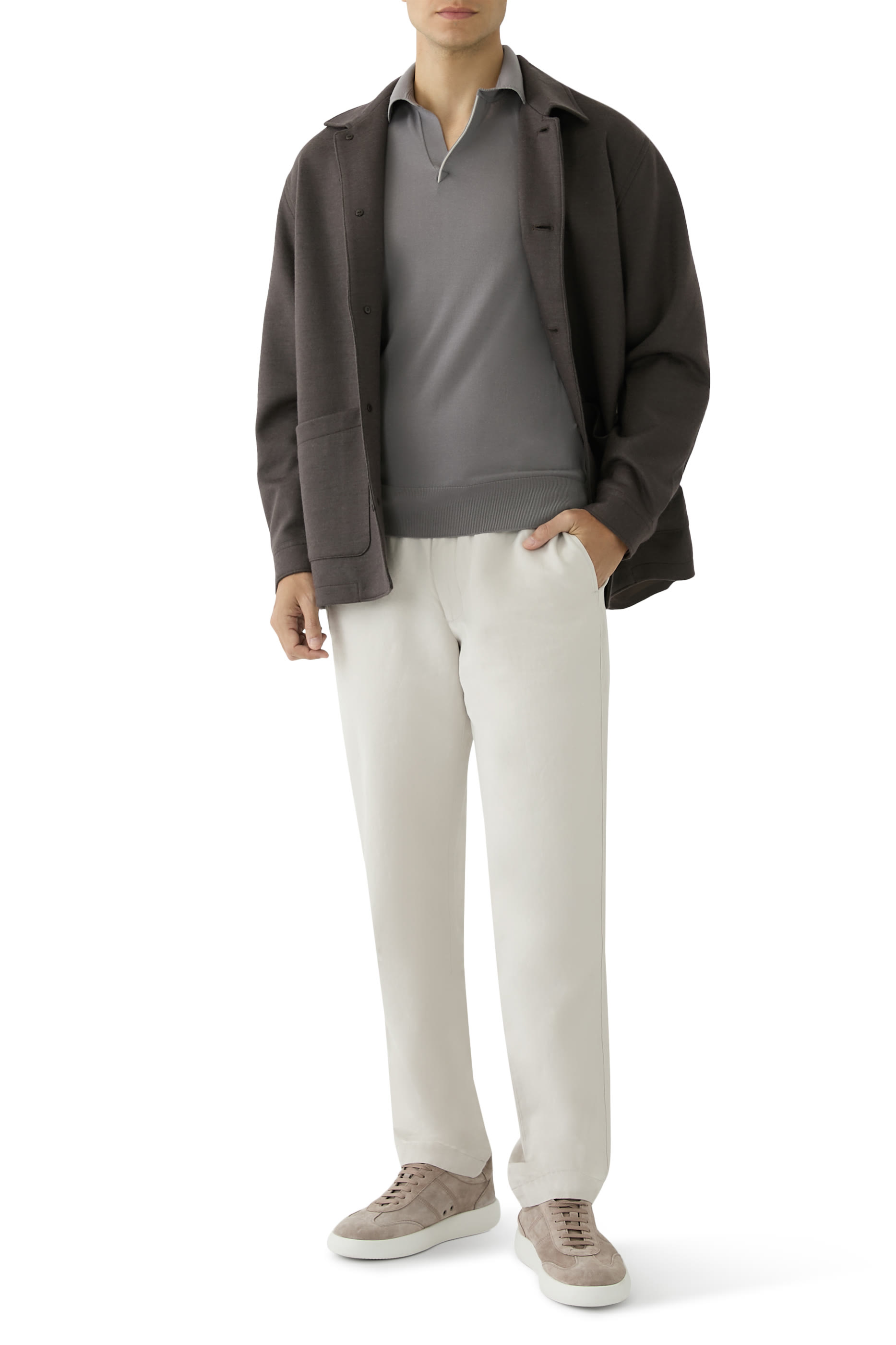 قميص بولو لاسكا منسوج