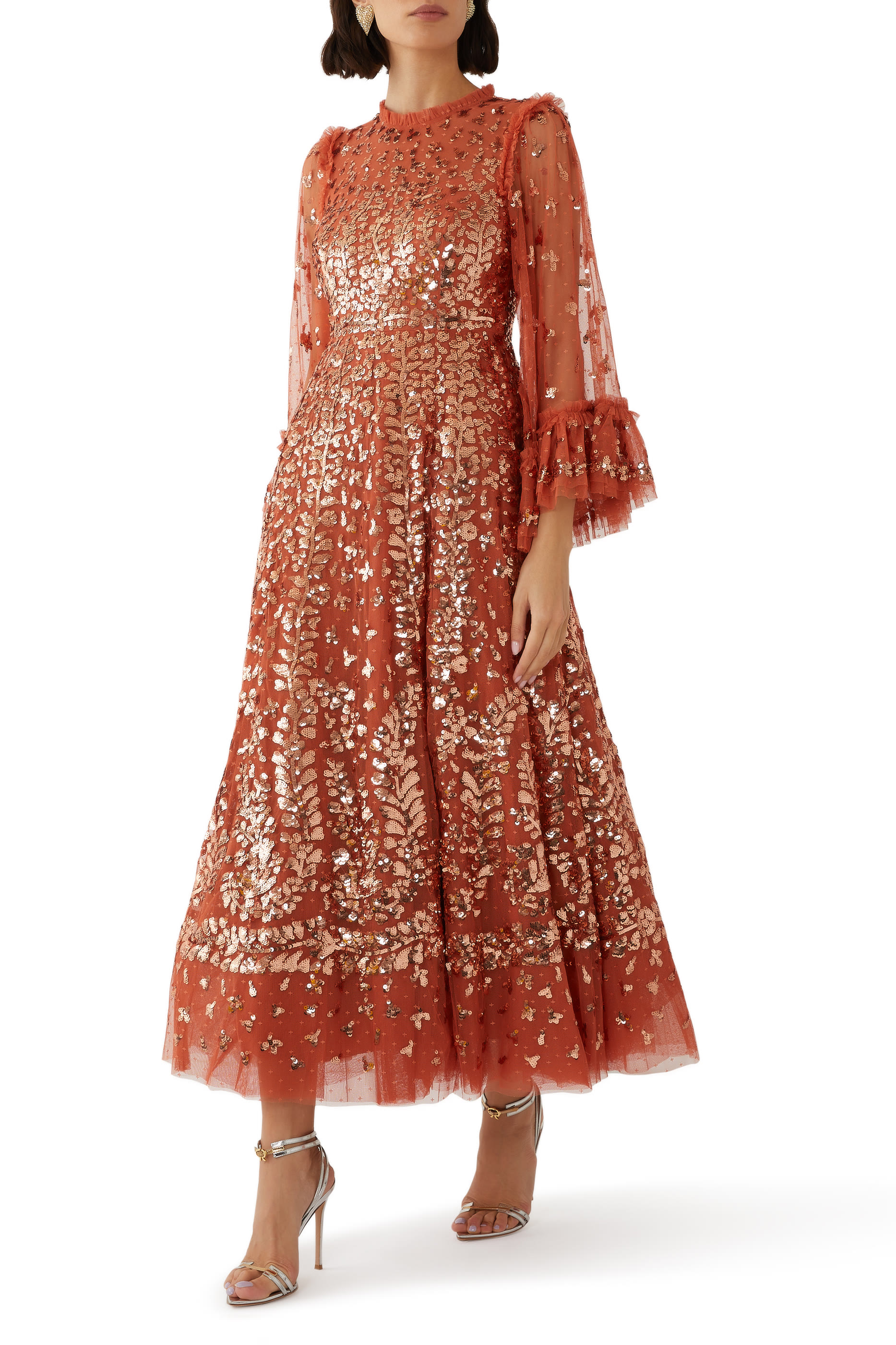 فستان سهرة فيرن بطول الكاحل