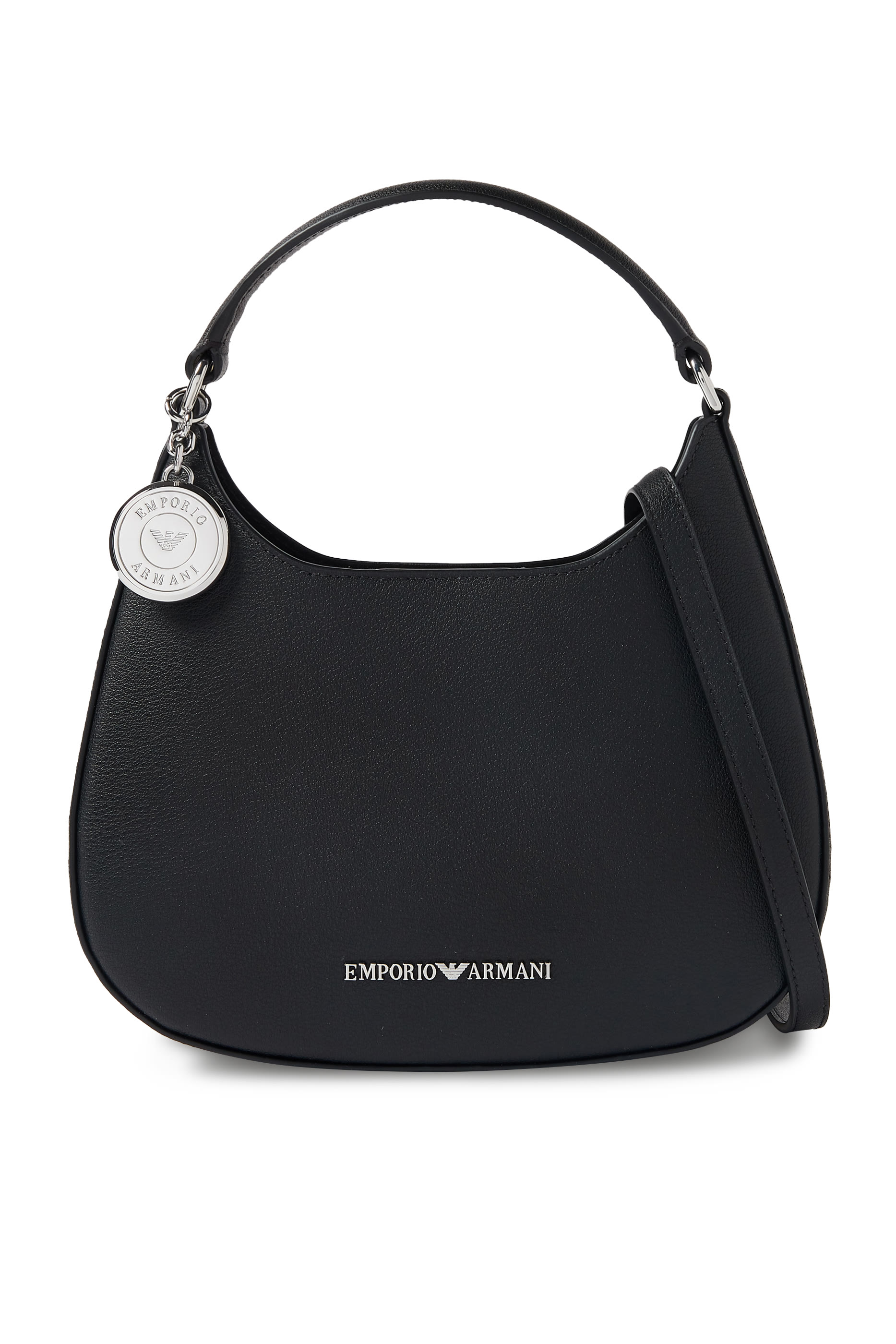 حقيبة هوبو ايه اس في جلد بارز الملمس معاد تدويره