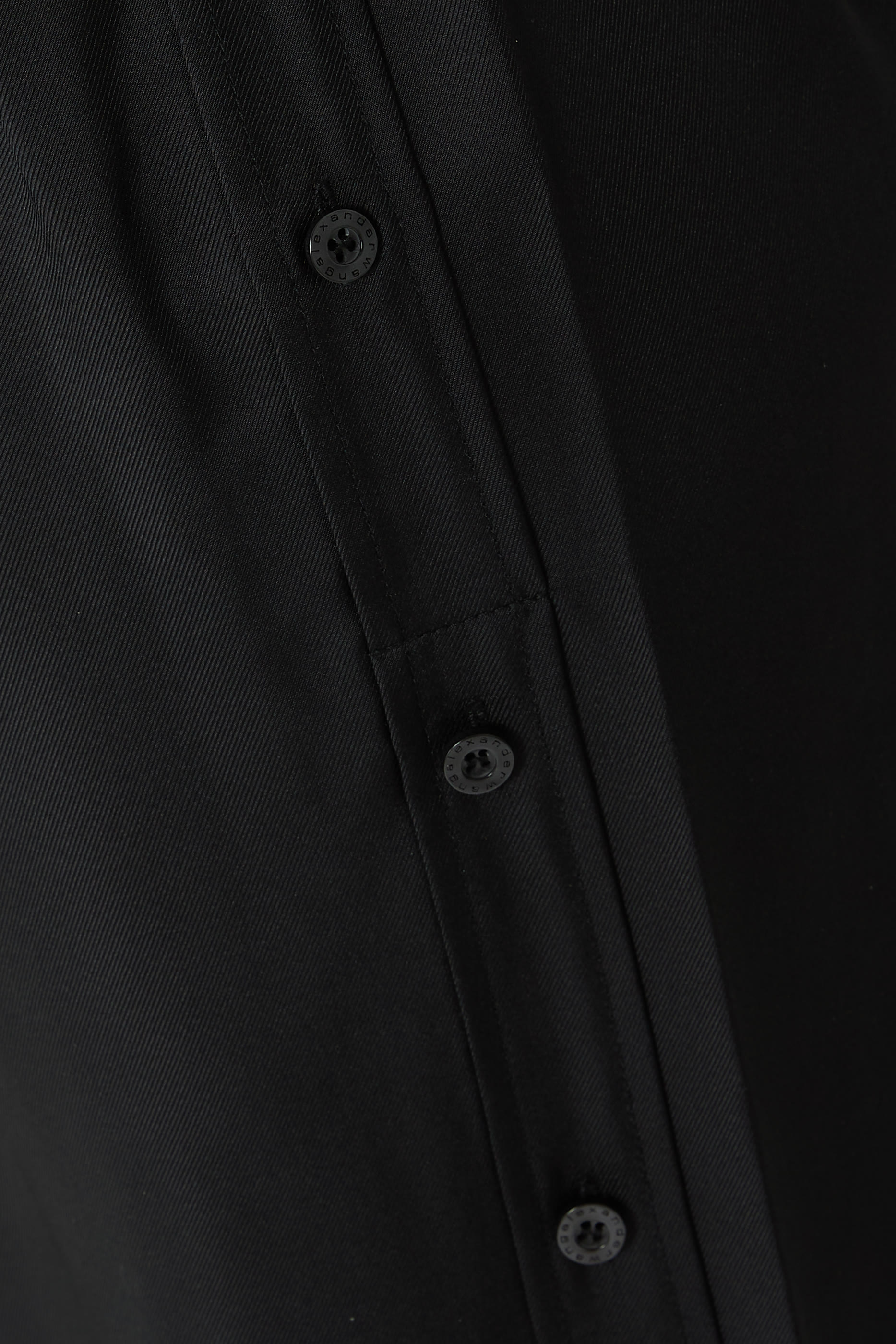 بنطال بتصميم إغلاق جانبي بأزرار حرير ثقيل