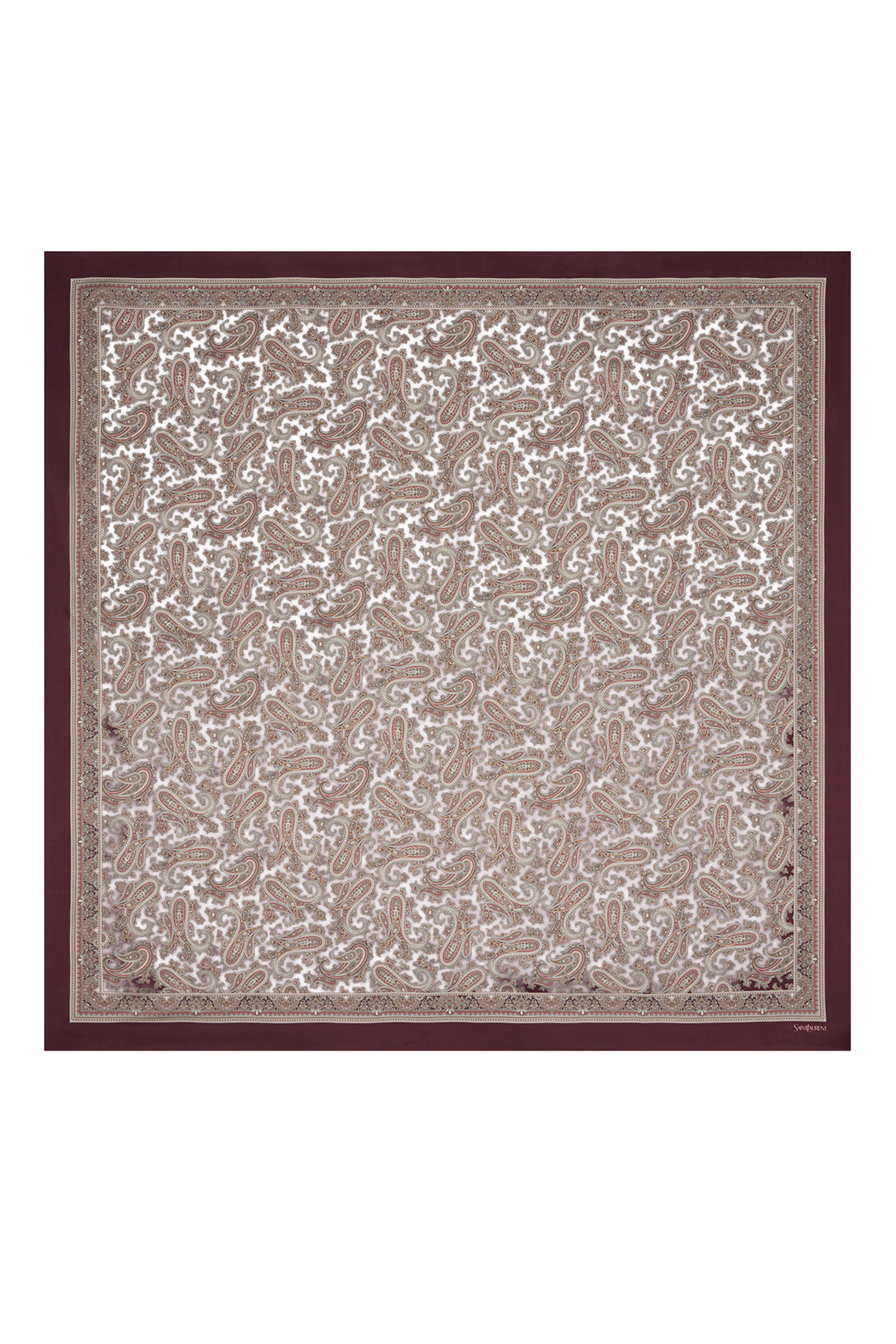 وشاح مربع بنقشة بيزلي