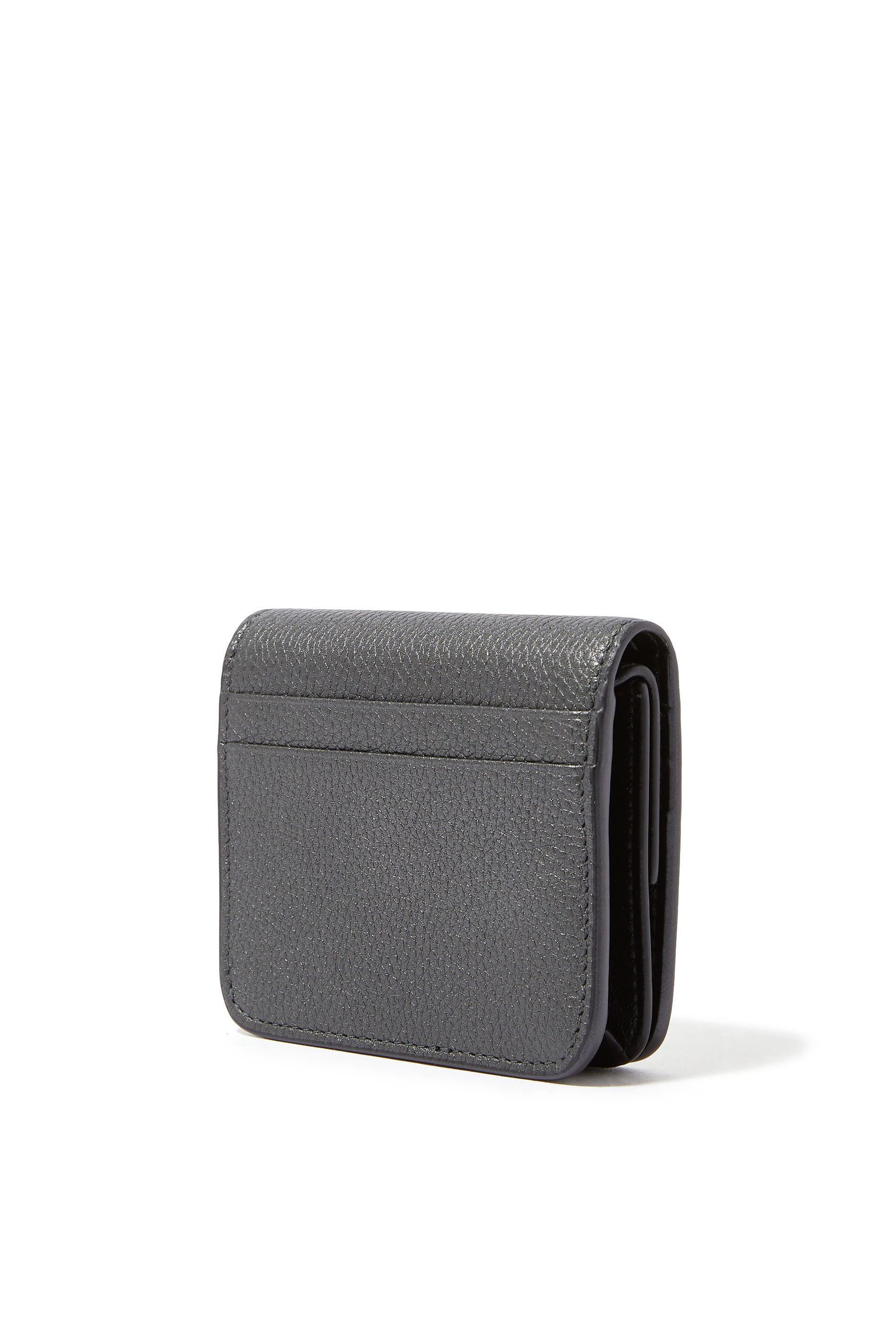 حافظة بطاقات ونقود معدنية بغطاء قلاب