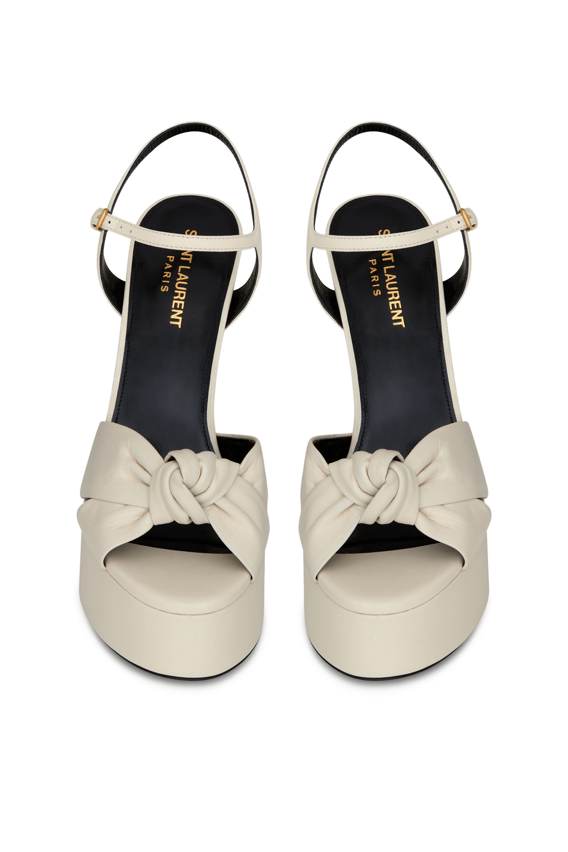  Bianca 125 Platform Sandals in Smooth Leather