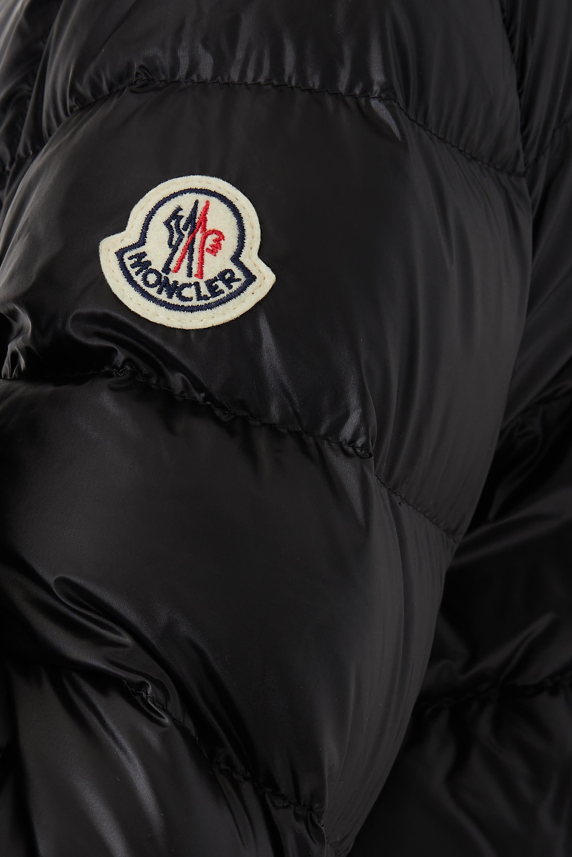 باركا أرغينو مبطن متوسط الطول بغطاء للرأس