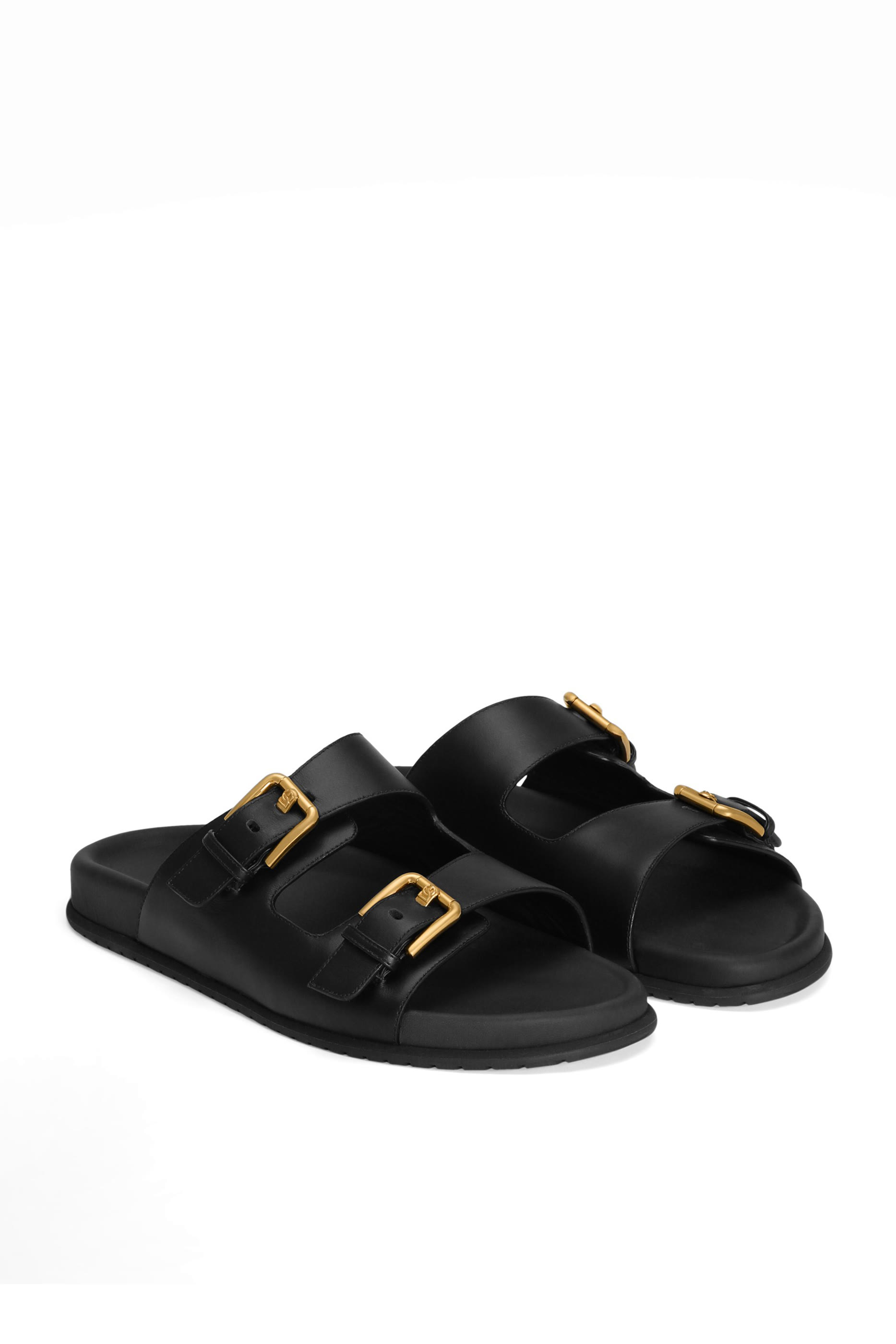 حذاء خفيف بنعل مسطح جلد