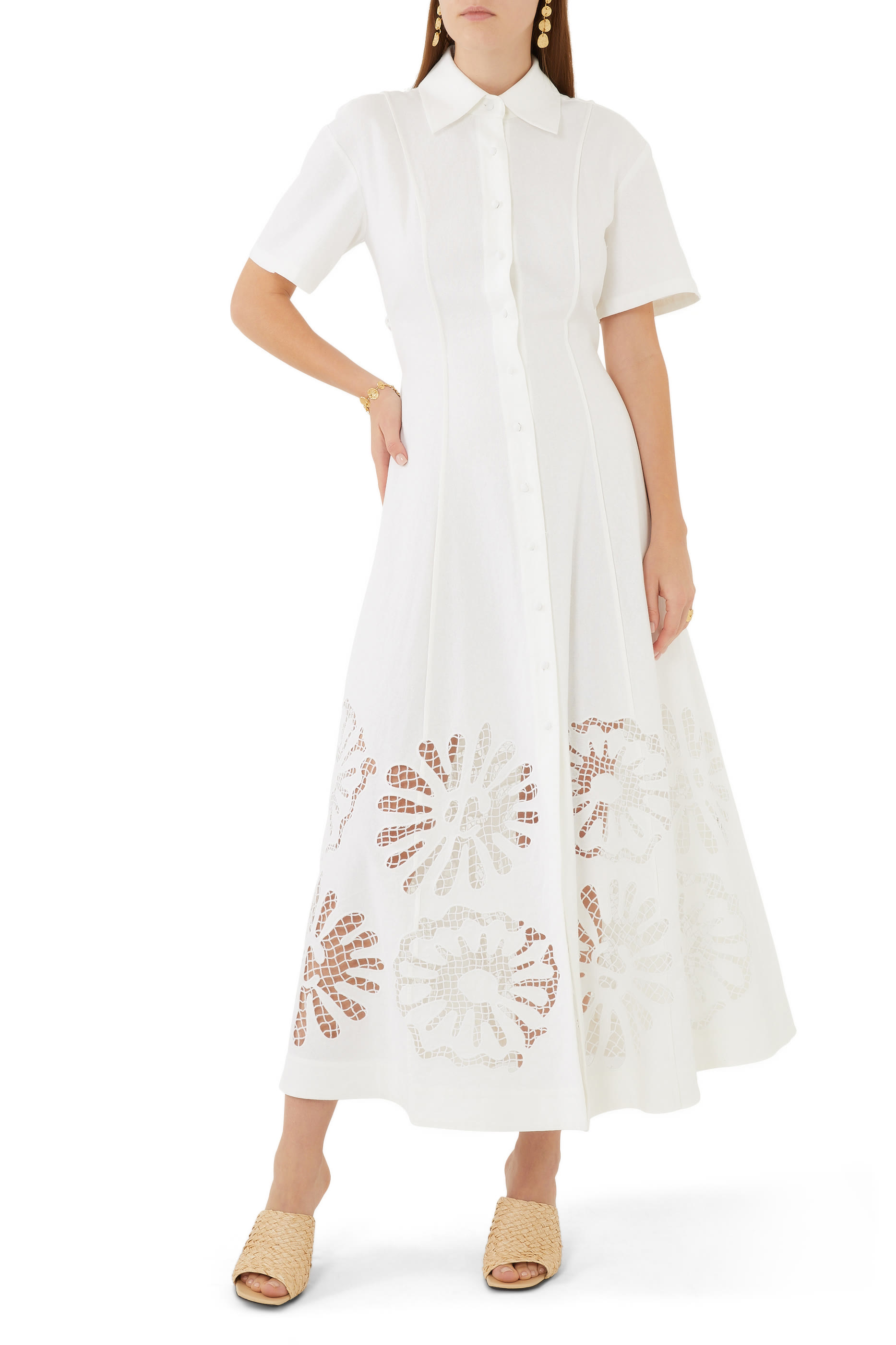 فستان أناليس بتصميم قميص