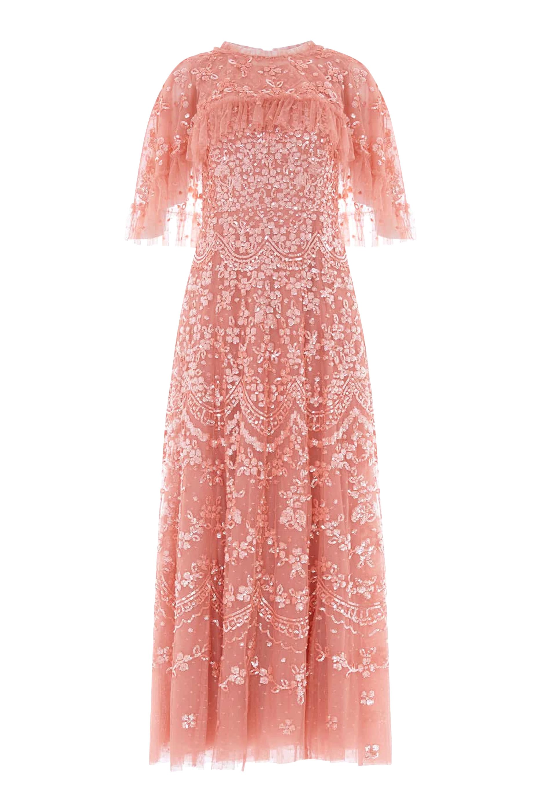 فستان سهرة فريا بكاب وقصة بطول الكاحل