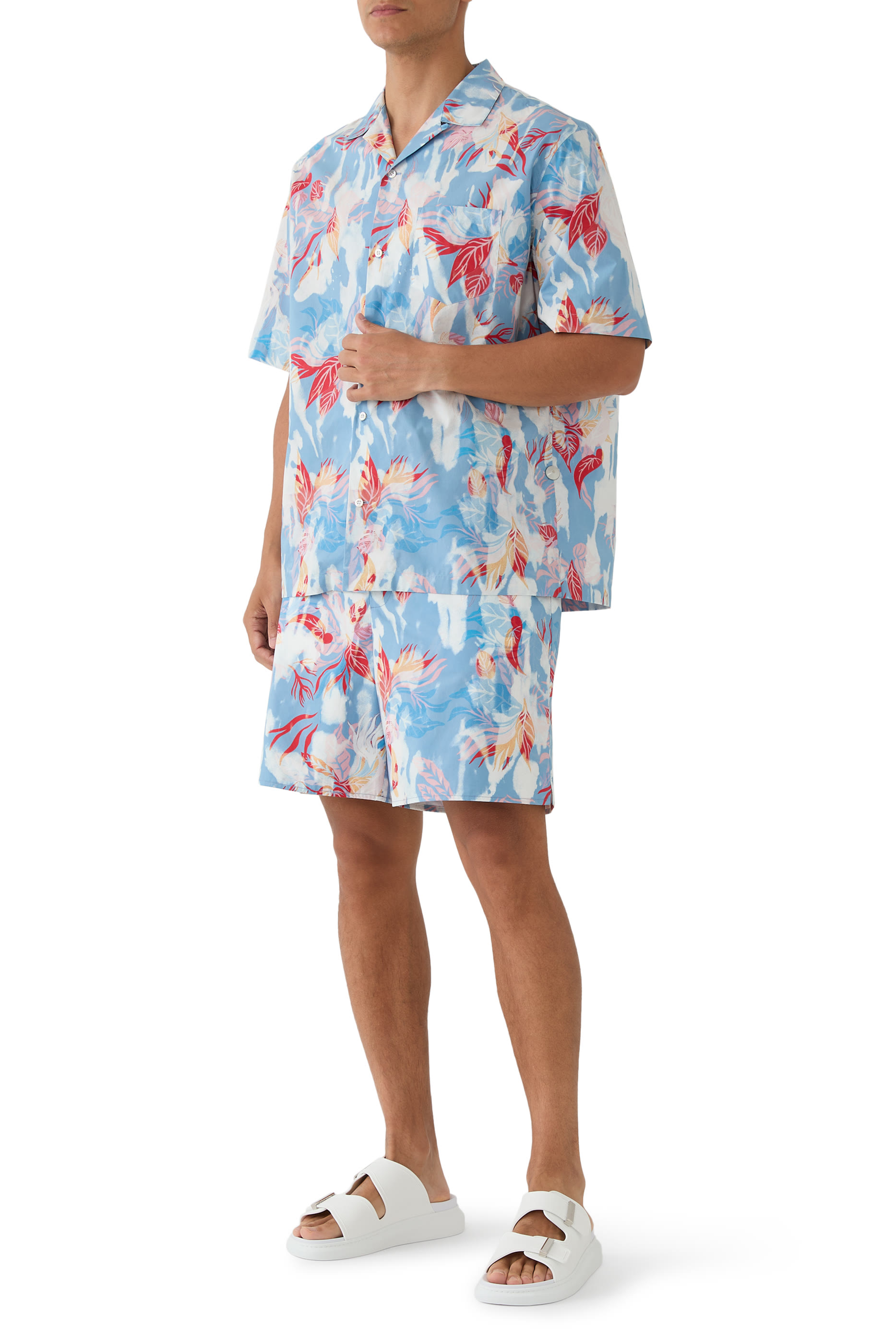 حذاء مفتوح هايبرد بنعل سميك