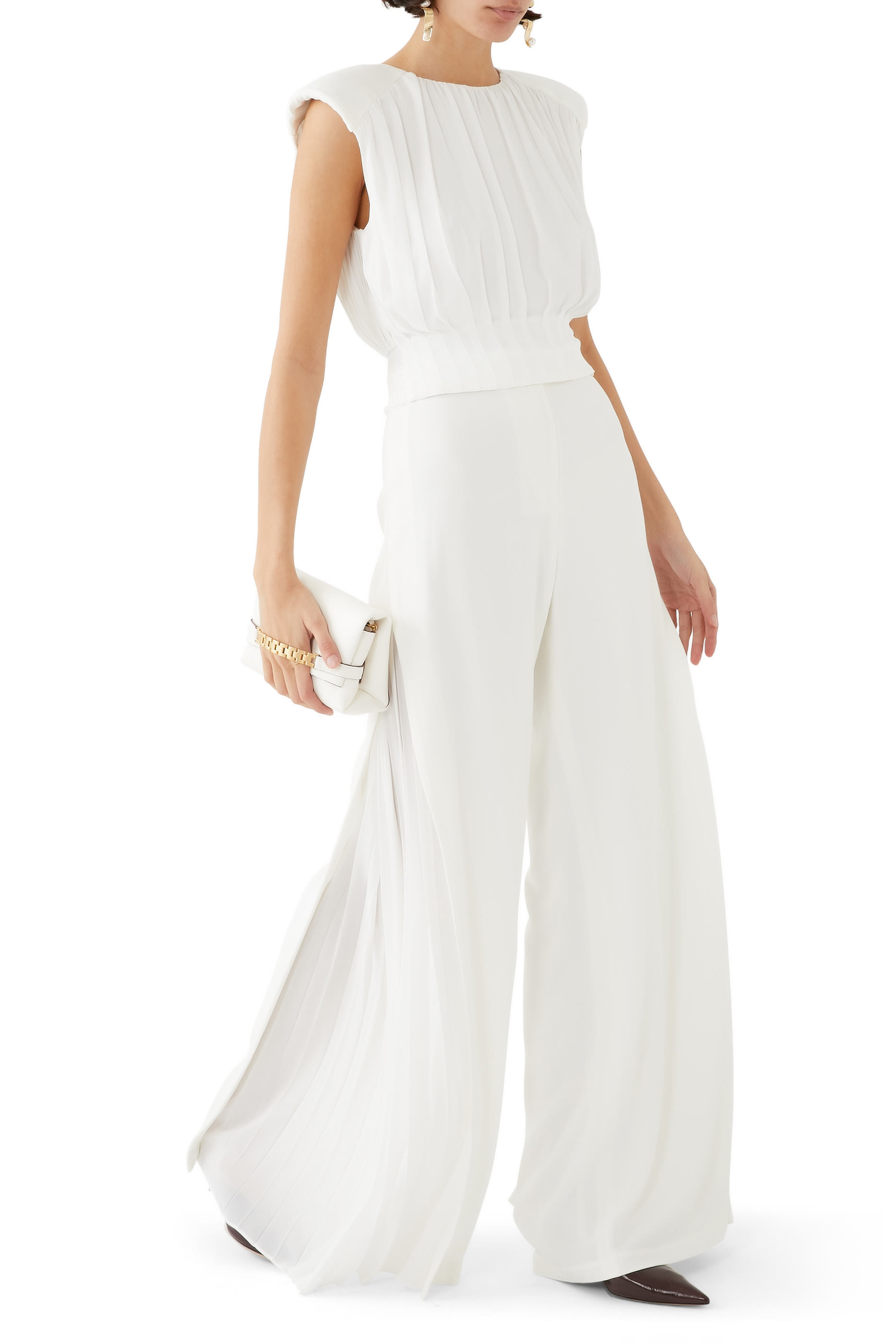 بنطال ليلو بطيات