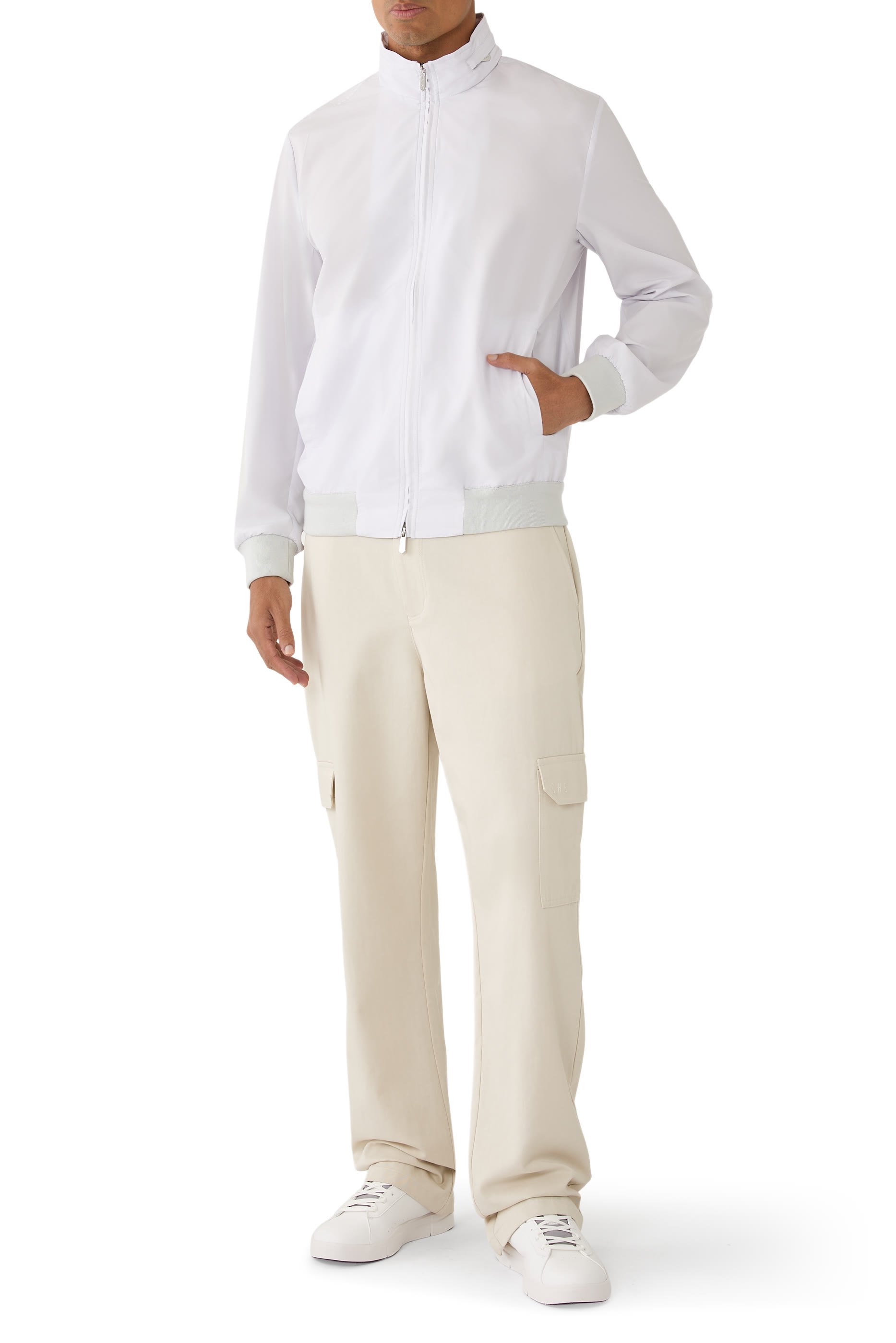 جاكيت بومبر جيبوتو بسحاب كامل