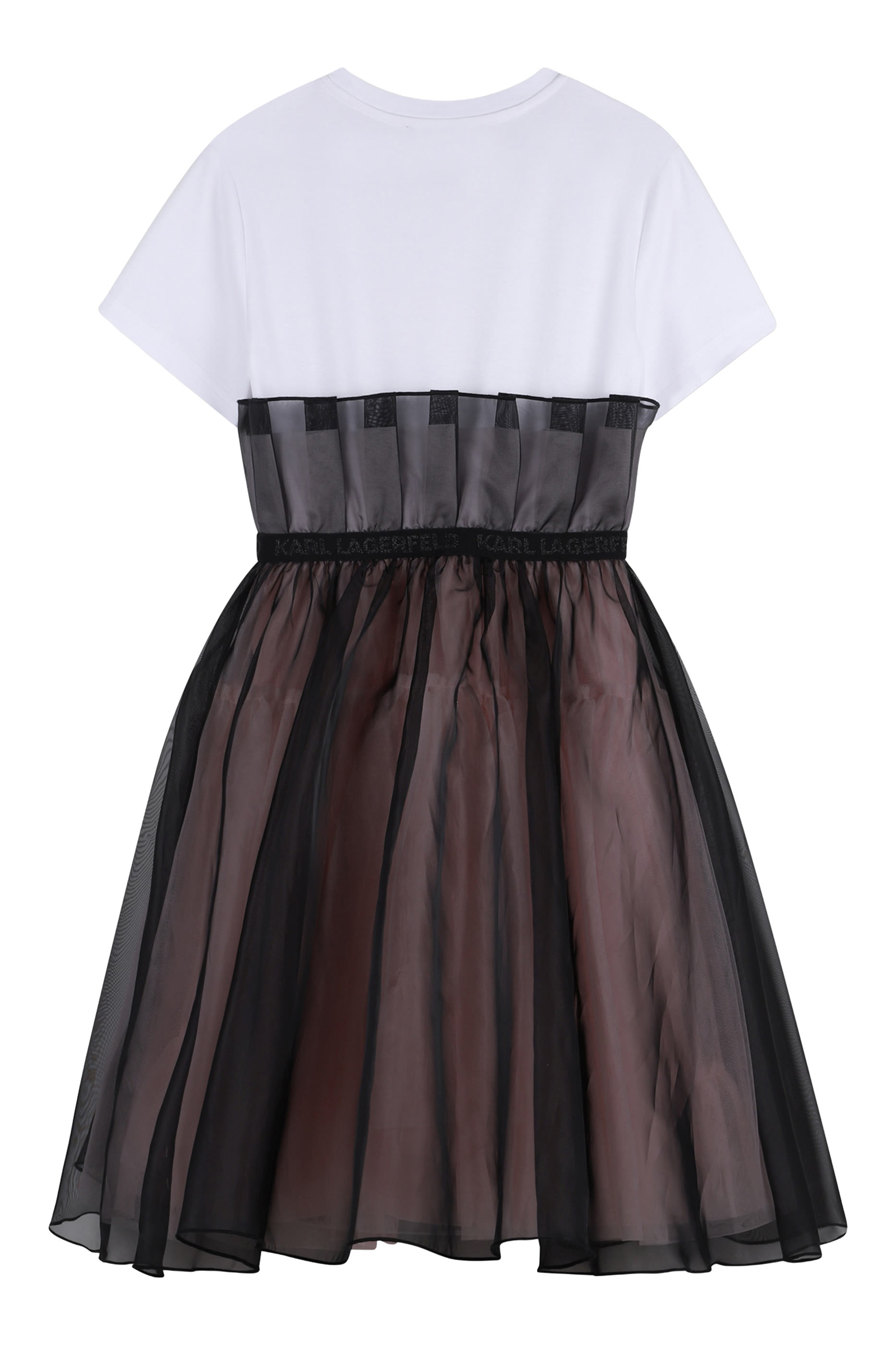 فستان قماش شبكي للأطفال