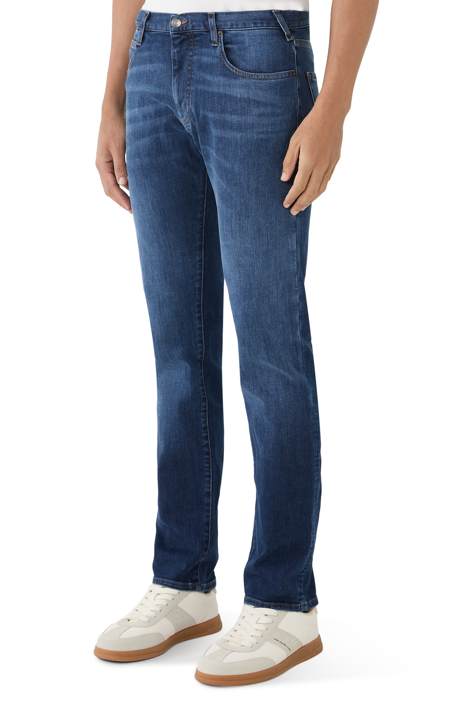 بنطال بقصة مستقيمة دنيم