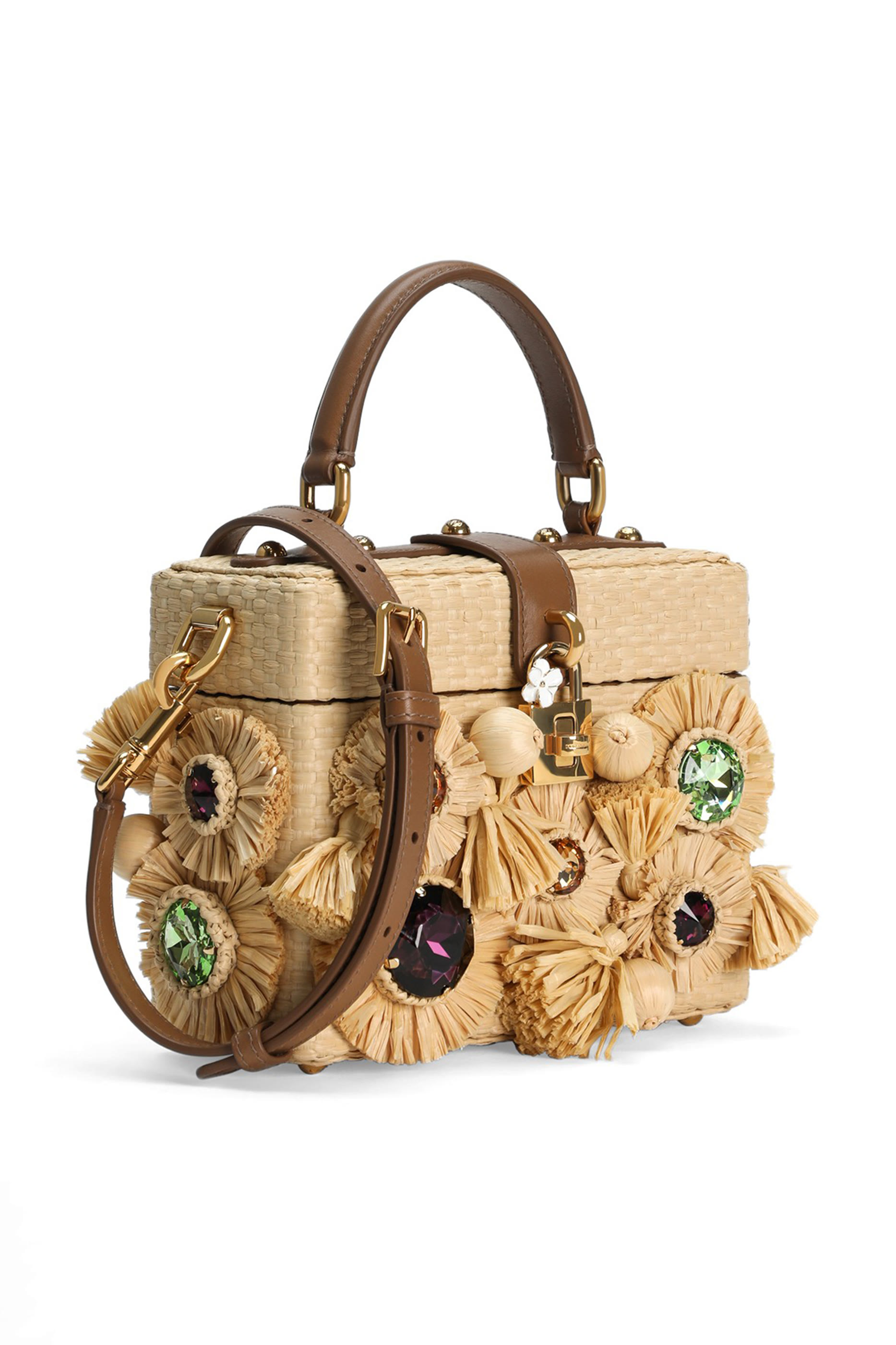 حقيبة يد دولتشي بوكس مزينة كروشيه