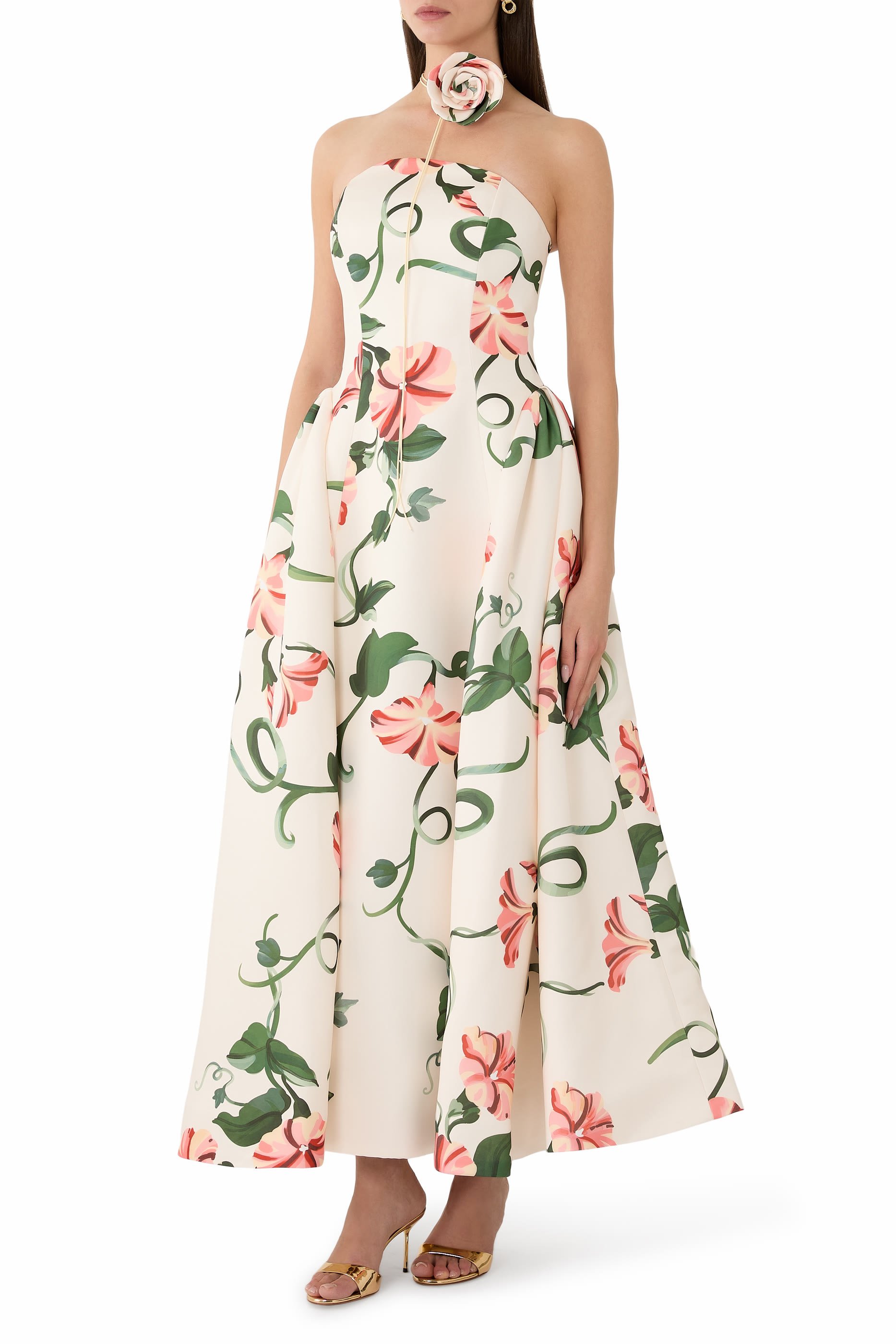 فستان فيوليت طويل بصدرية