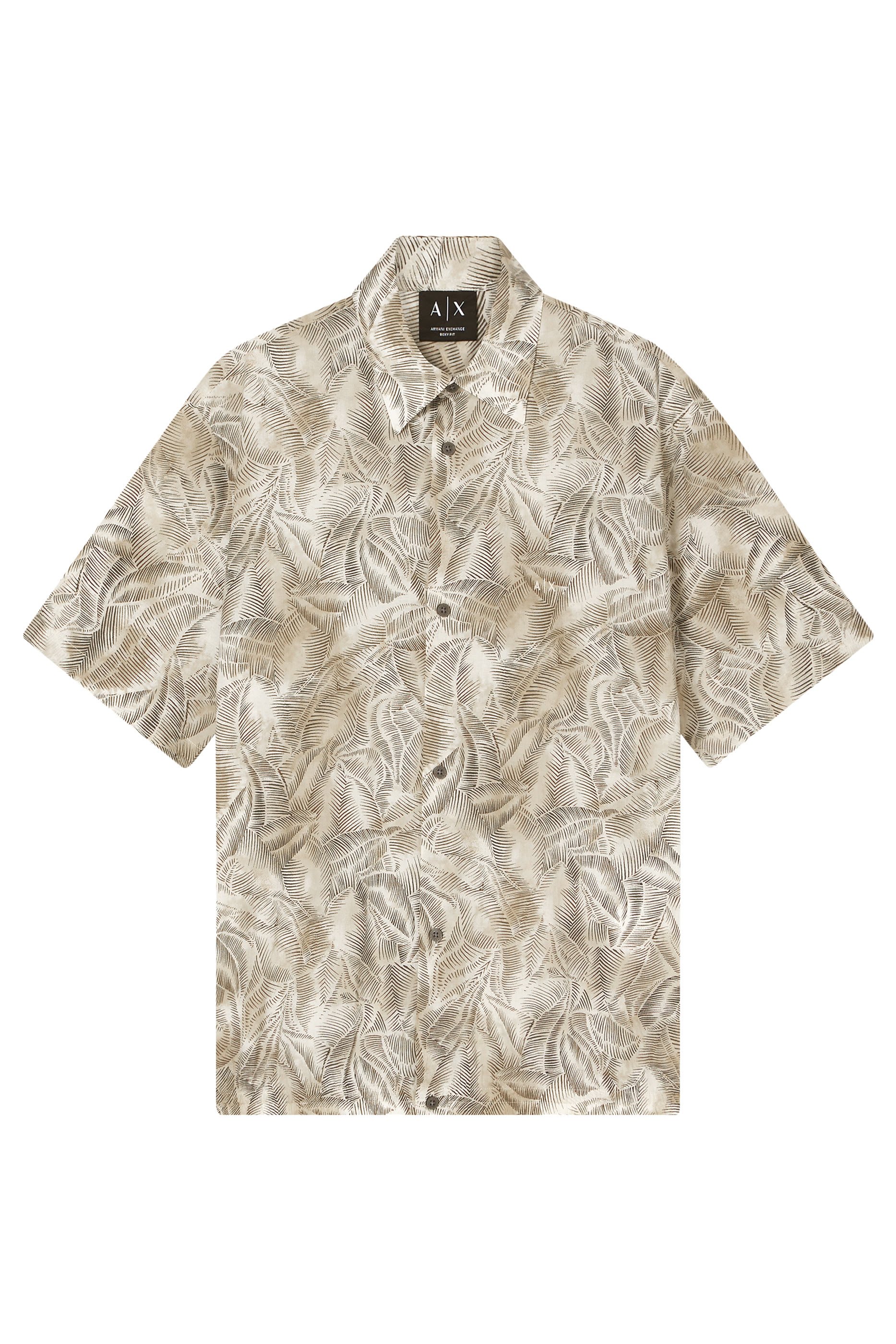 قميص بصف أزرار مخفي