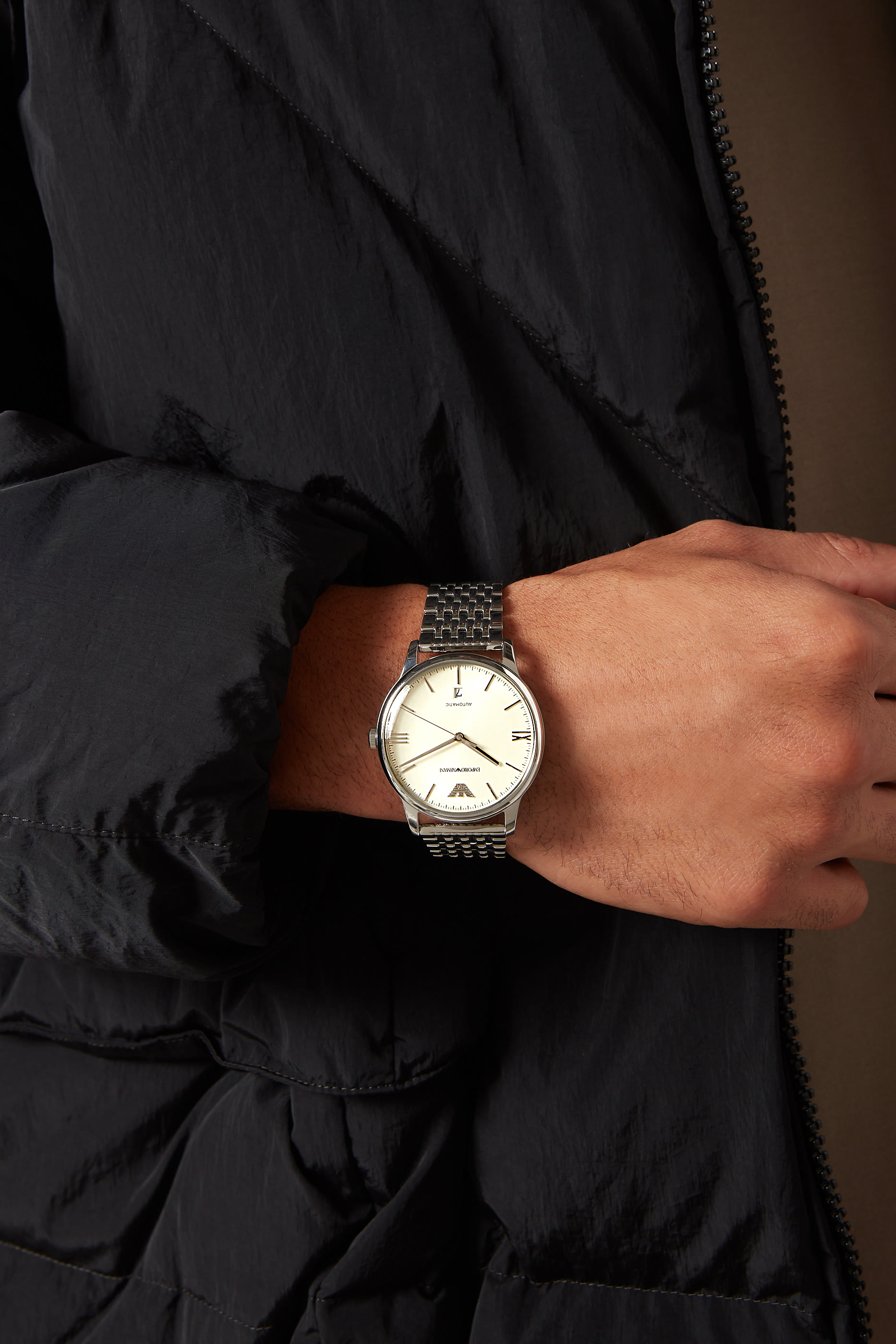 ساعة أوتوماتيكية ستانلس ستيل