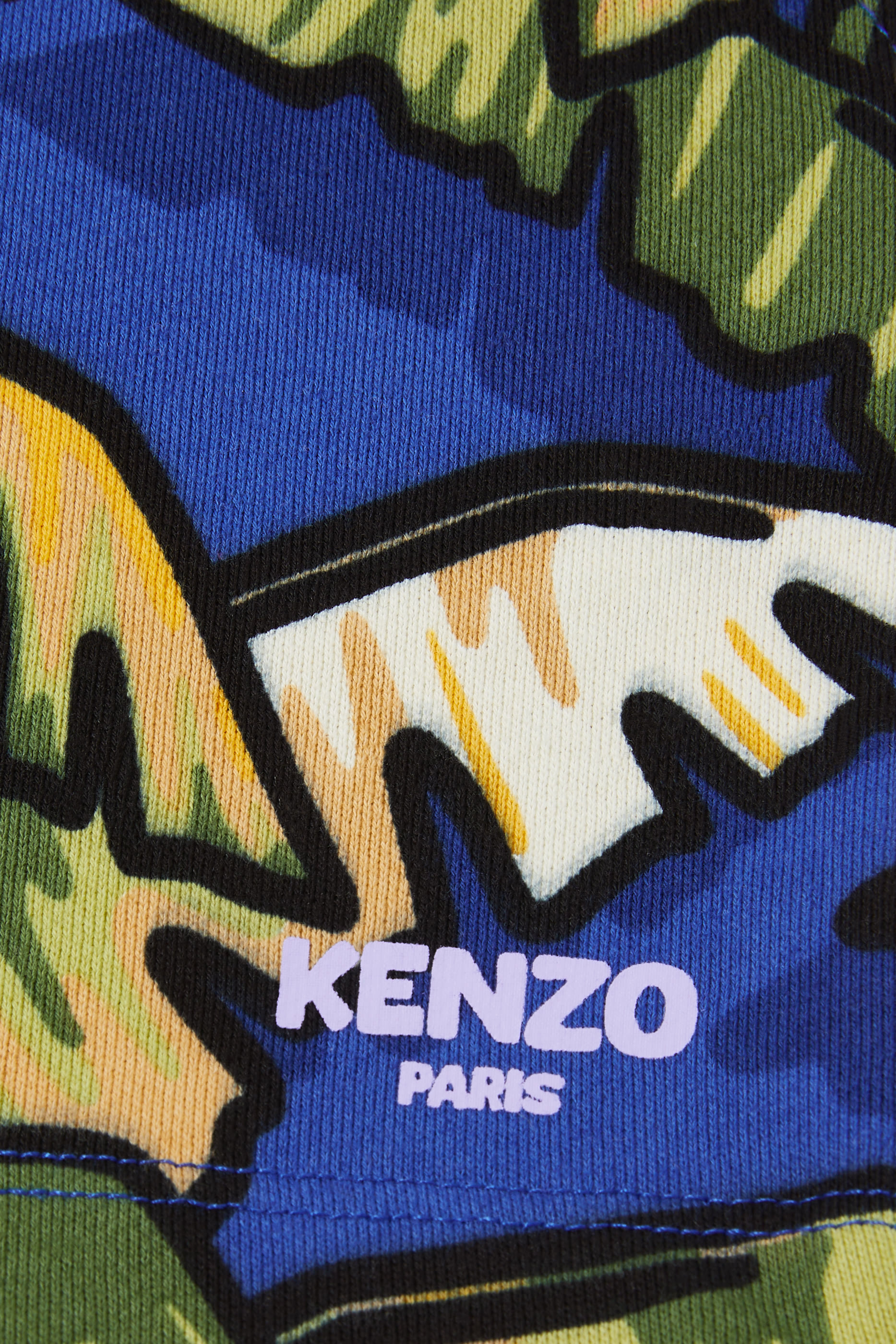 شورت برمودا بنقشة استوائية للأطفال