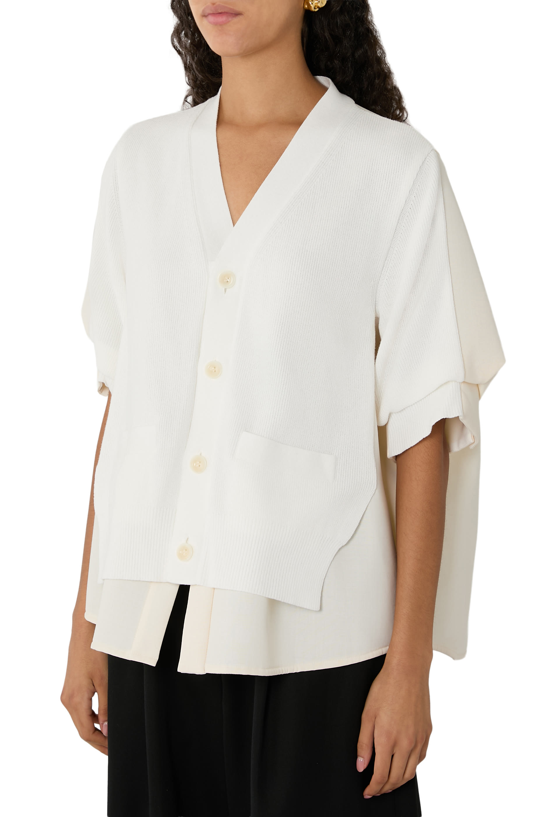 كارديجان بدلة منسوج خامات متنوعة