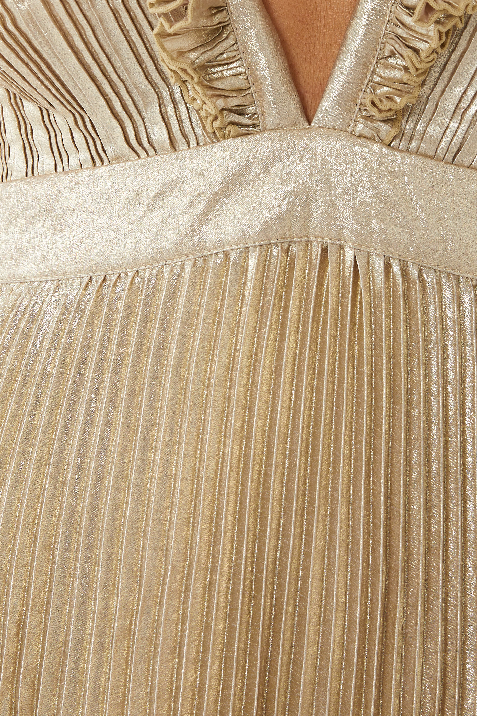 فستان سهرة تويليريز بطيات