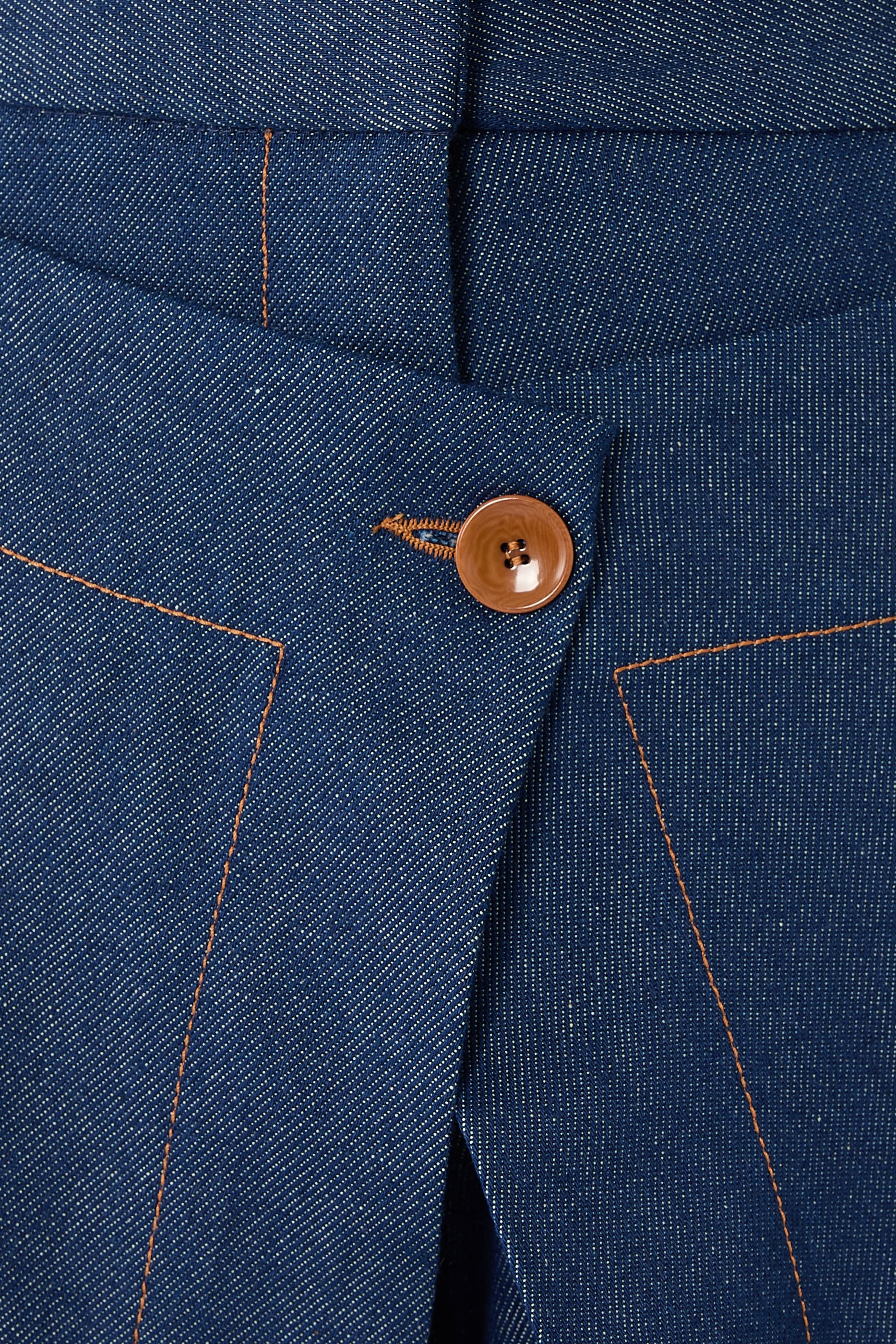 Refuge Denim Layered Culotte Pants