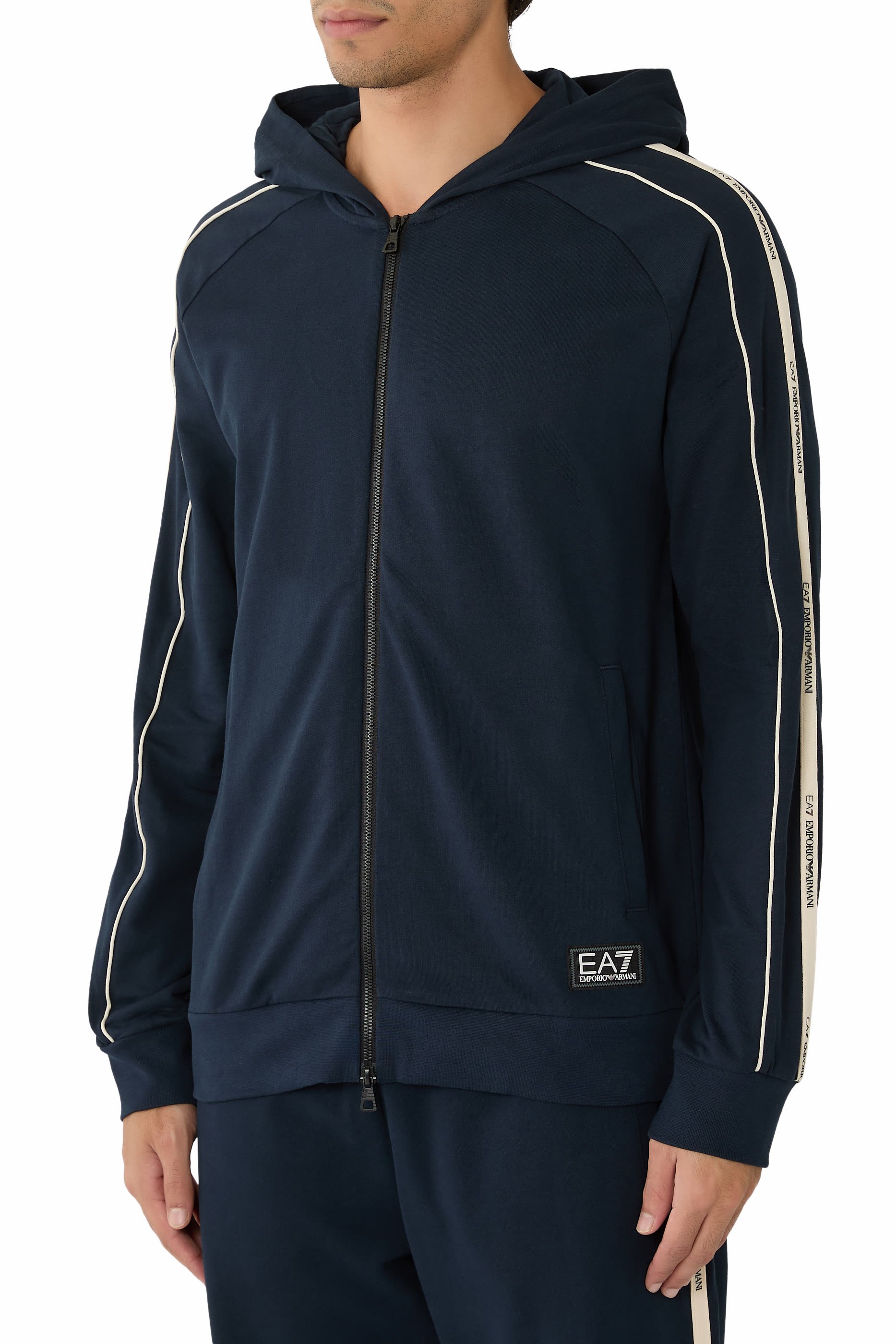 سويت شيرت بشريط شعار الماركة