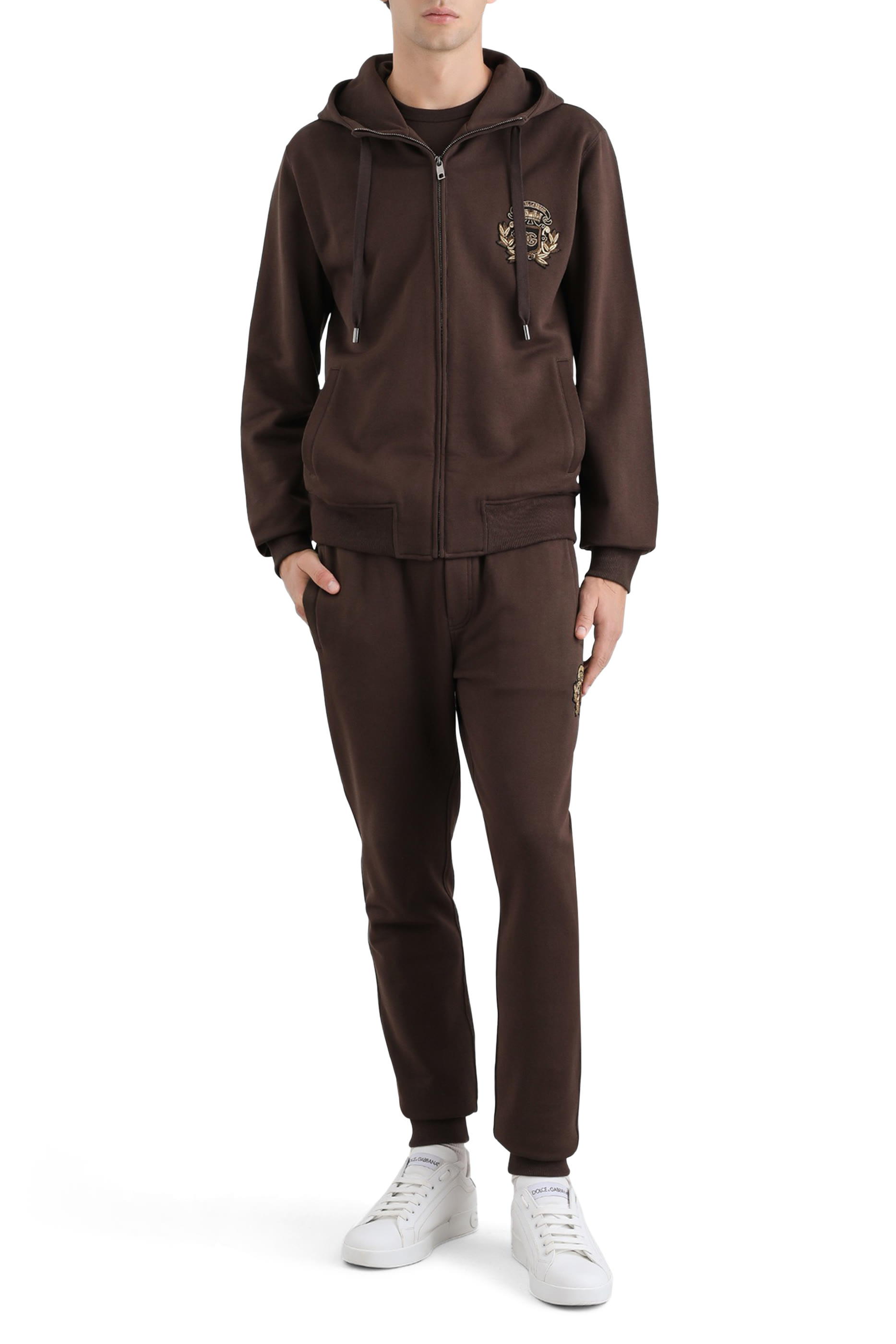 بنطال جيرسيه برقعة شعار الماركة