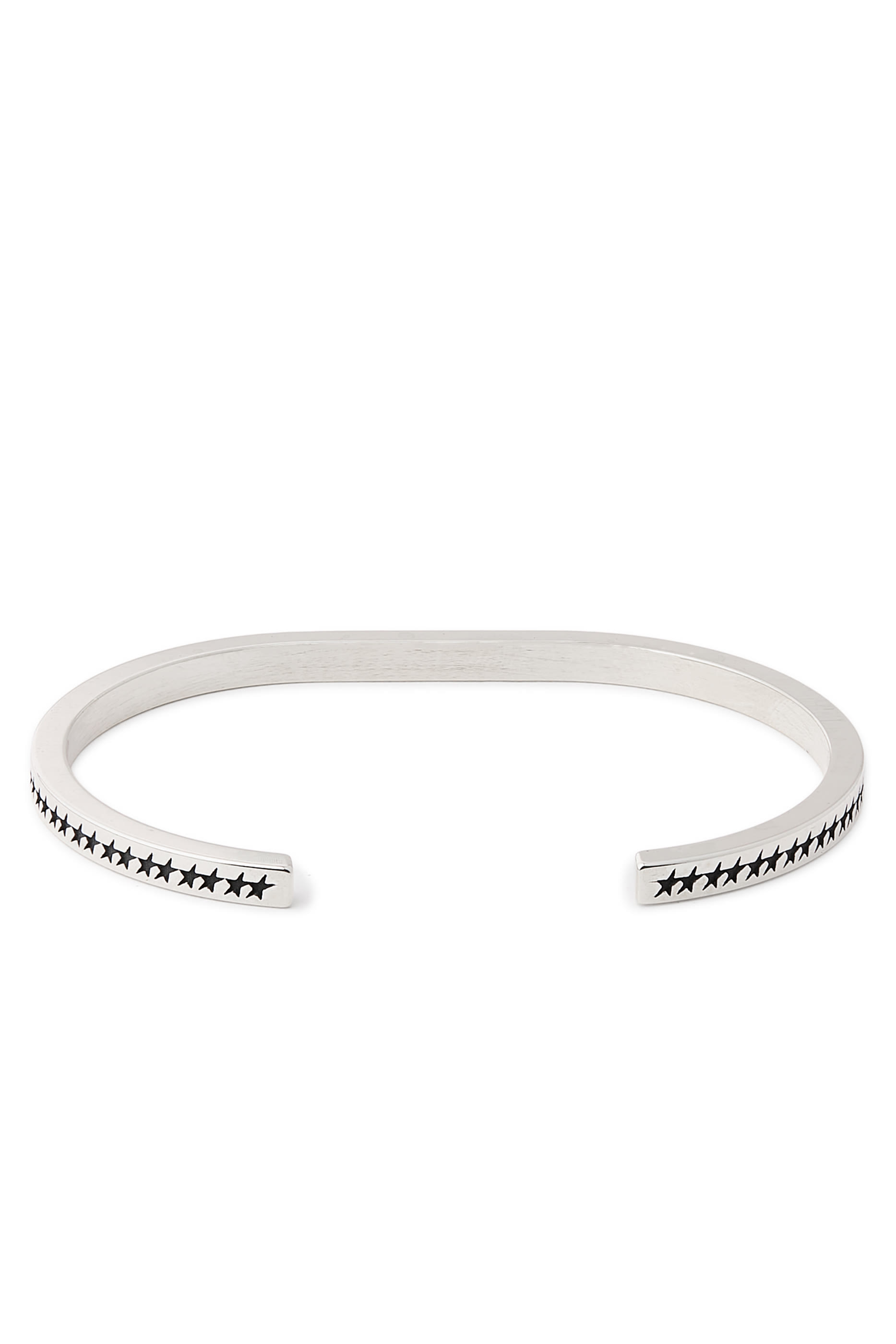 Icon Monogram Bangle, 925 Sterling Silver