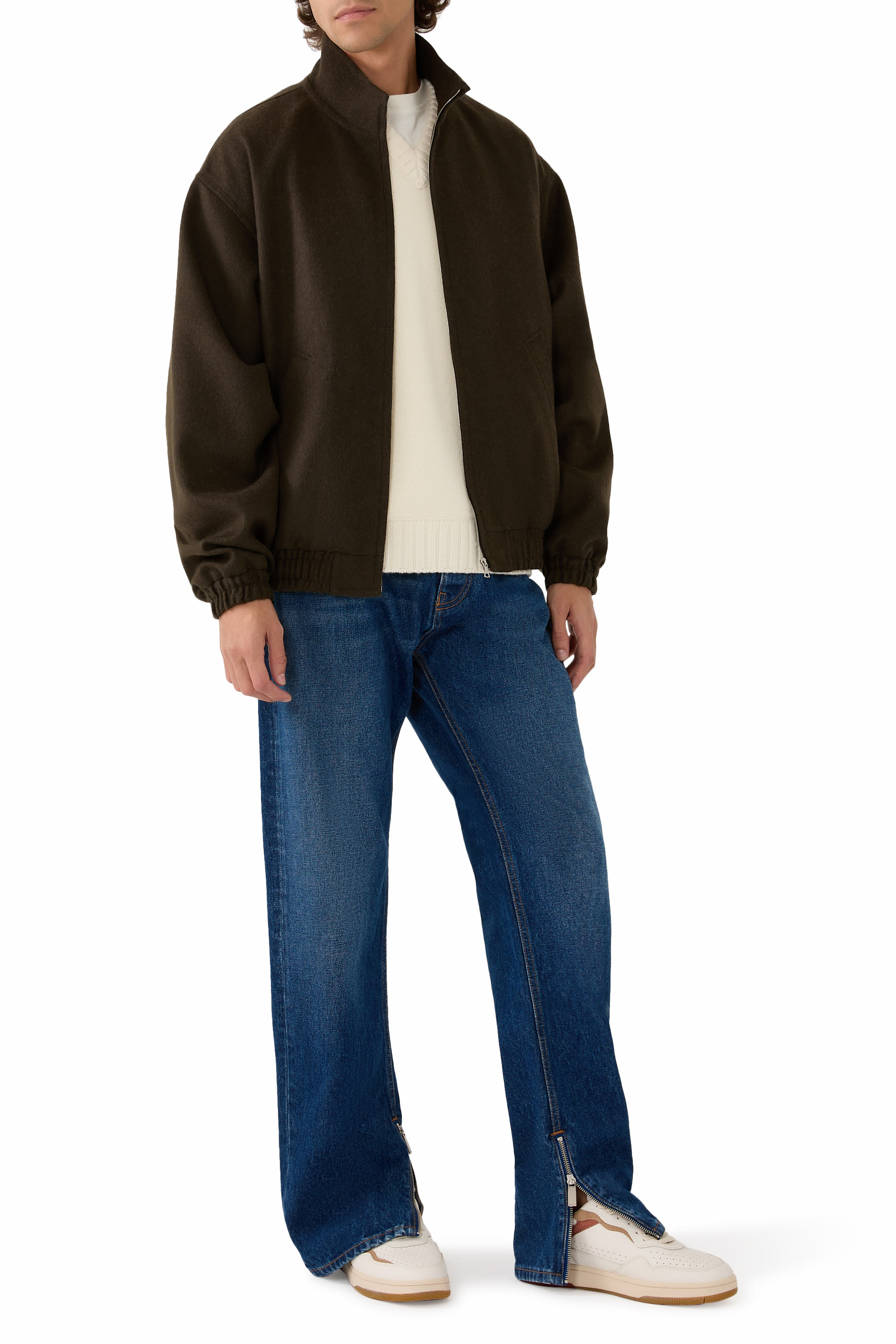 جاكيت بايبي كامل بسحاب فلانيل