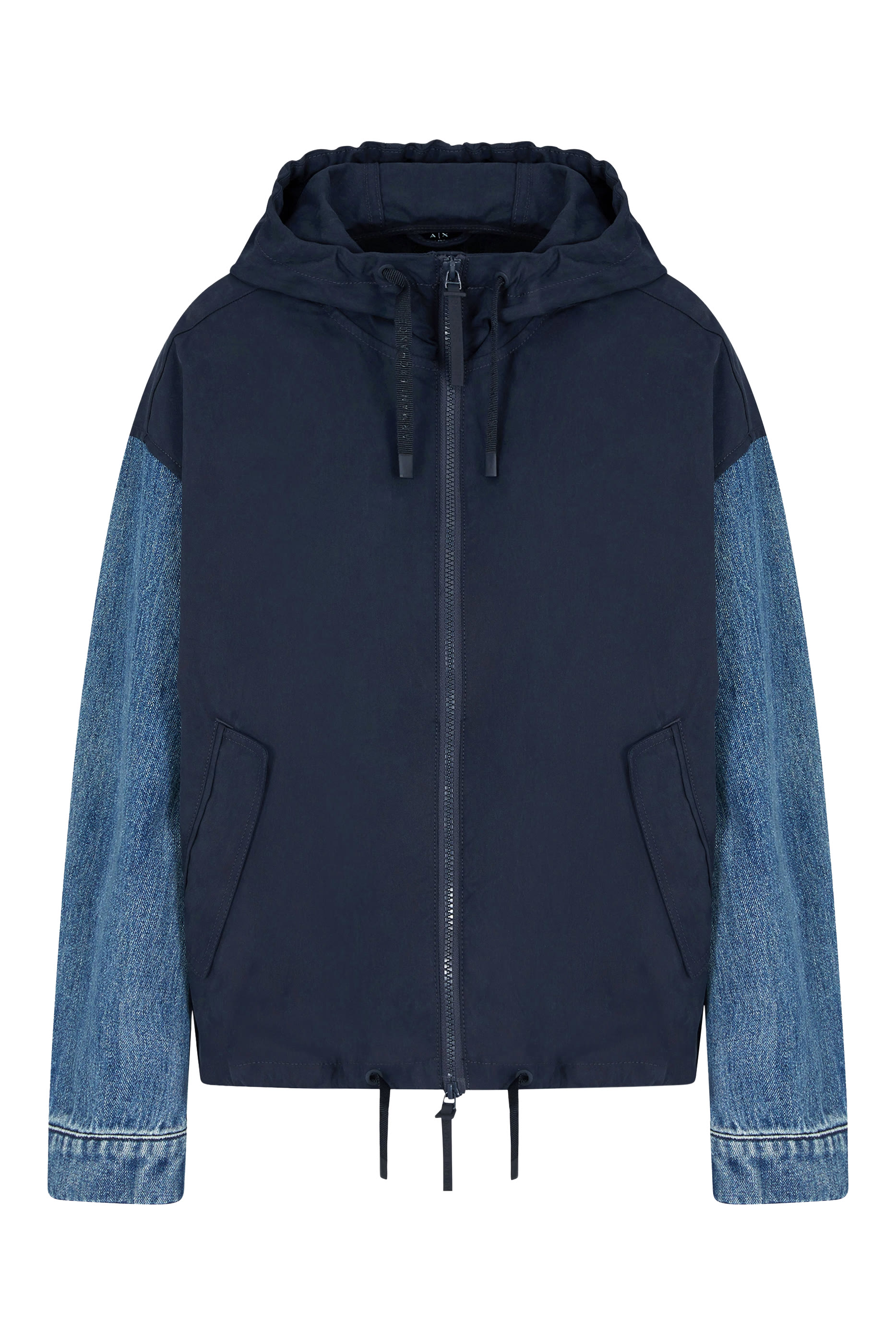 جاكيت دنيم بسحاب كامل