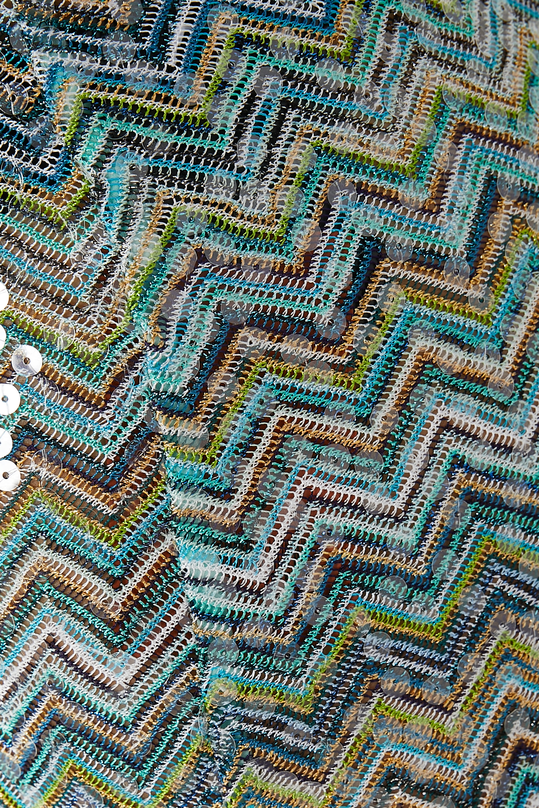 بنطال بنقشة خطوط متعرجة