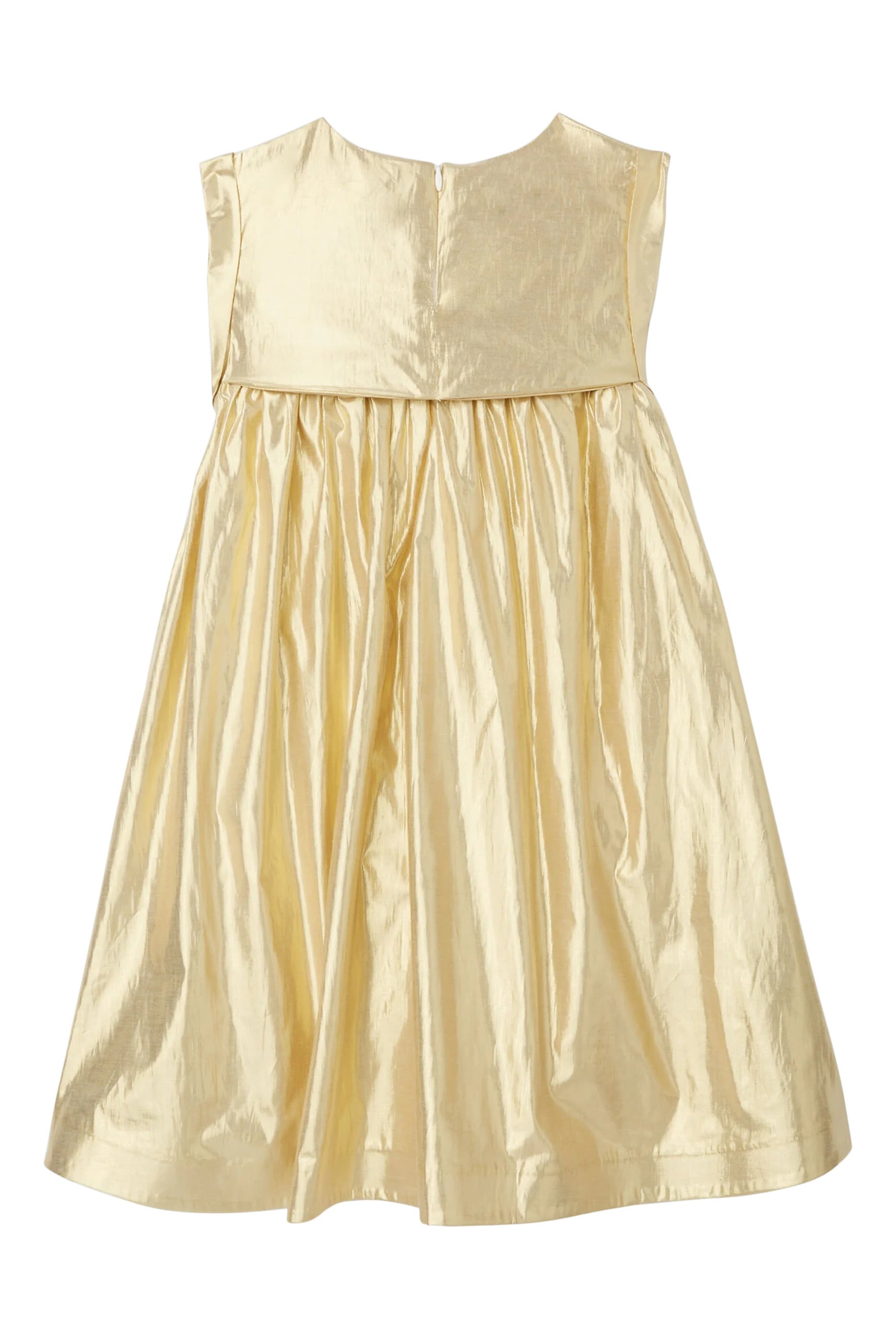 فستان بتفاصيل أزهار للأطفال