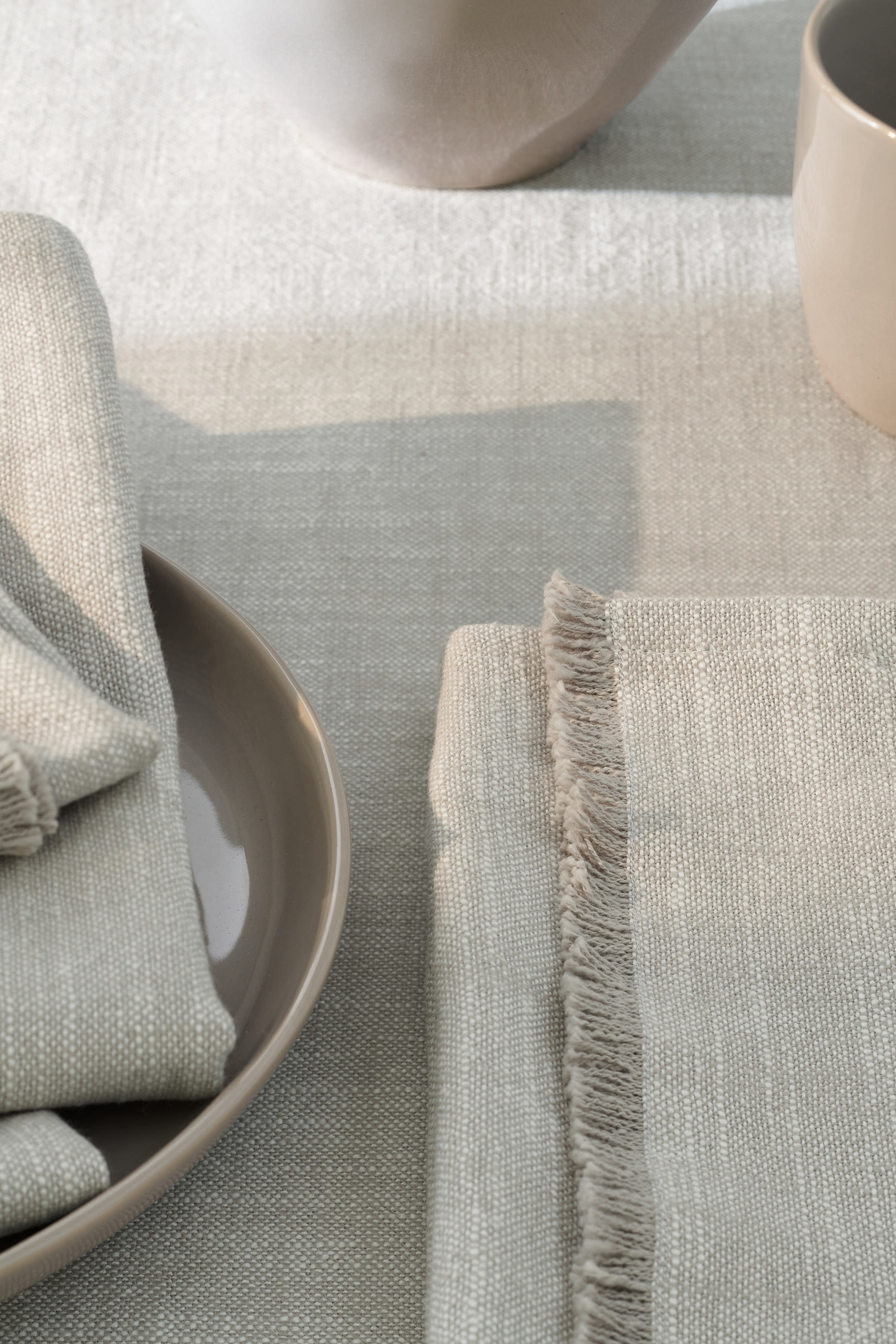 مجموعة مناديل بشرابات، 4 قطع