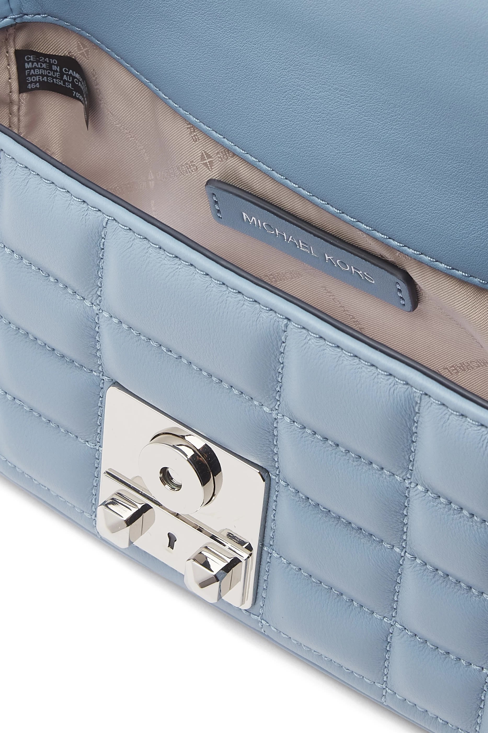 حقيبة كتف تريبيكا صغيرة جلد مبطن