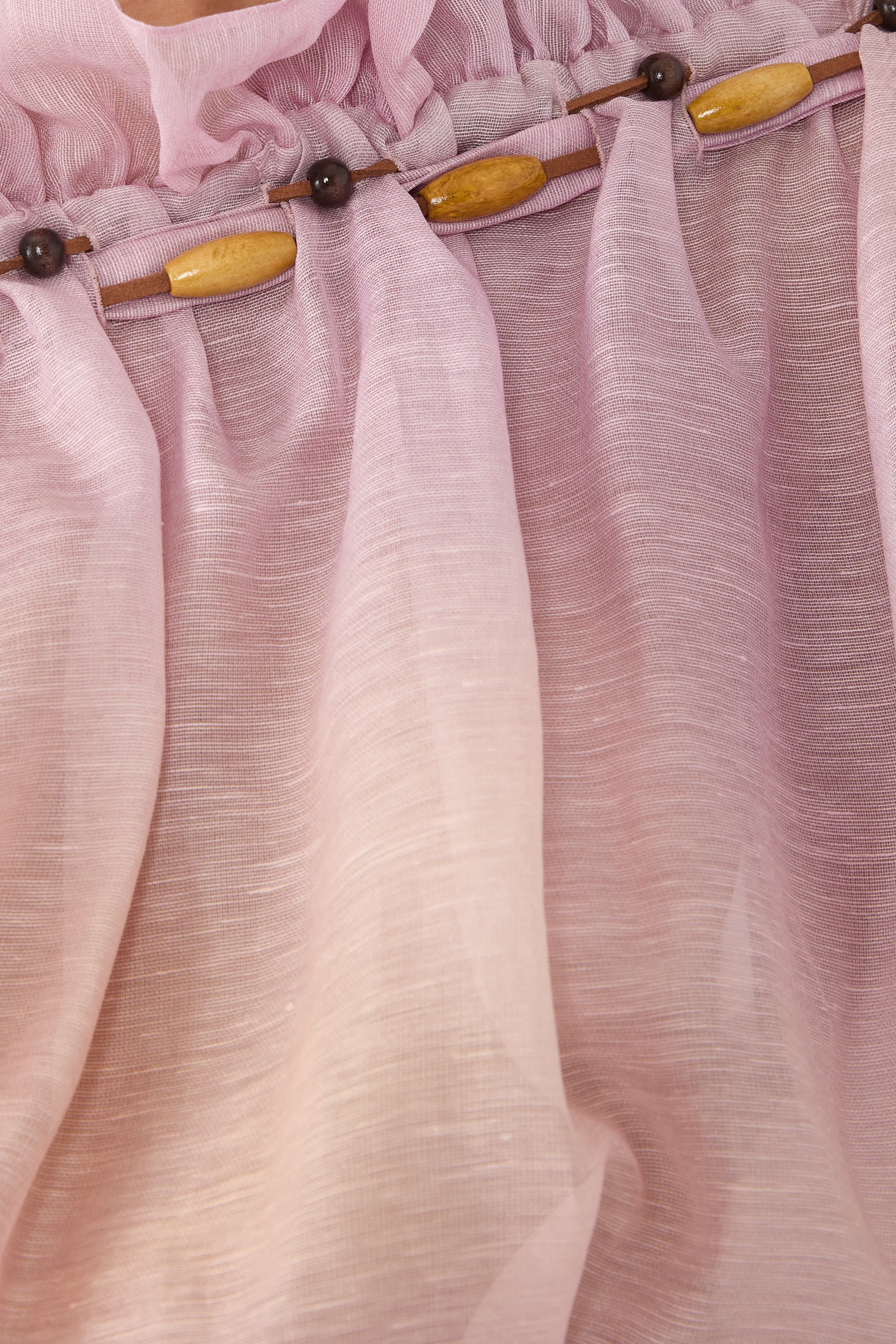 فستان دونينج طويل بكشكش