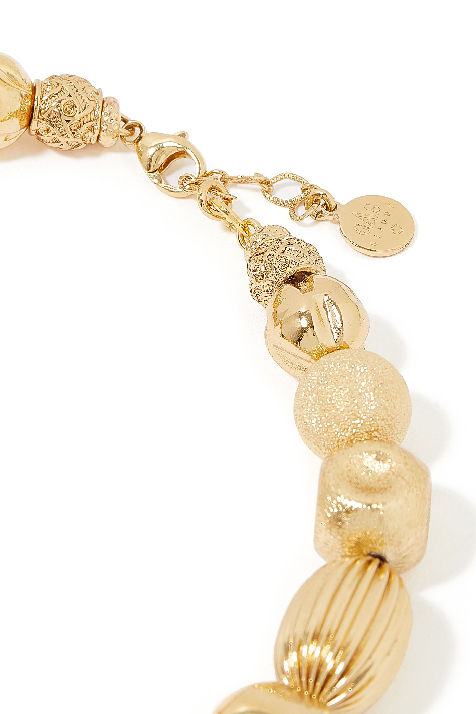 قلادة بالازيو معدن مطلي بالذهب