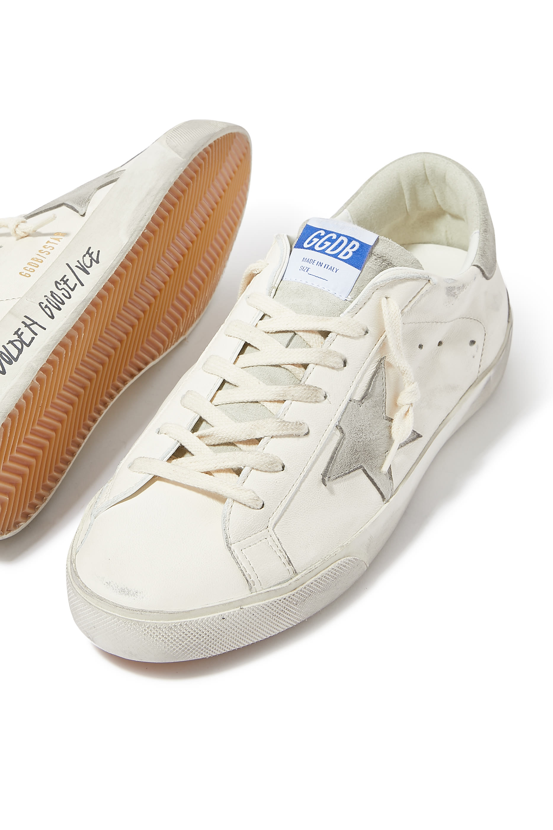 سنيكرز سوبر ستار بنجمة وجزء أعلى الكعب شمواه